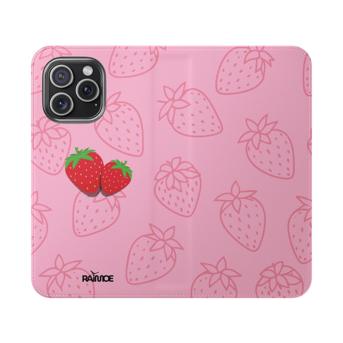 Fresa jugosa - Funda abatible para iPhone