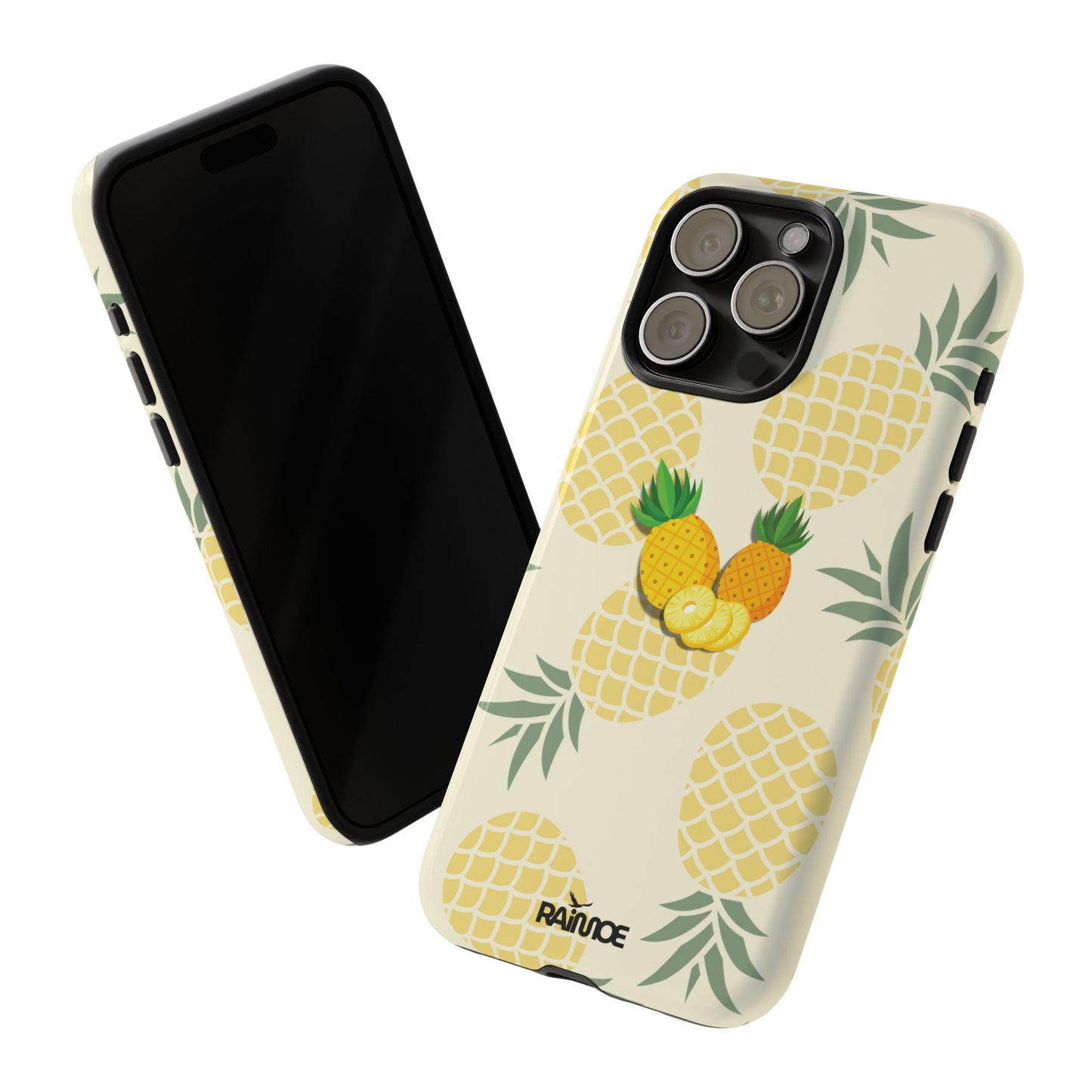 Tropical Pineapple - iPhone Tough Case (Glossy)