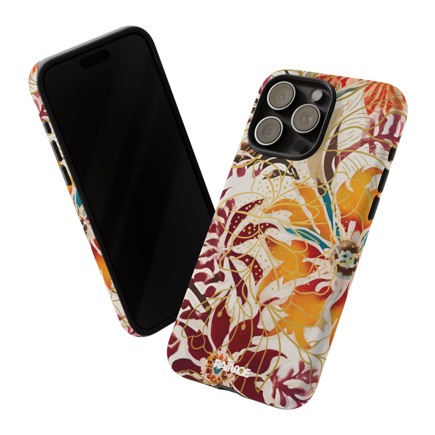 Auburn Floral - Funda resistente para iPhone (mate)