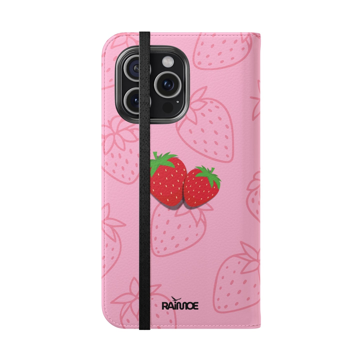 Fresa jugosa - Funda abatible para iPhone