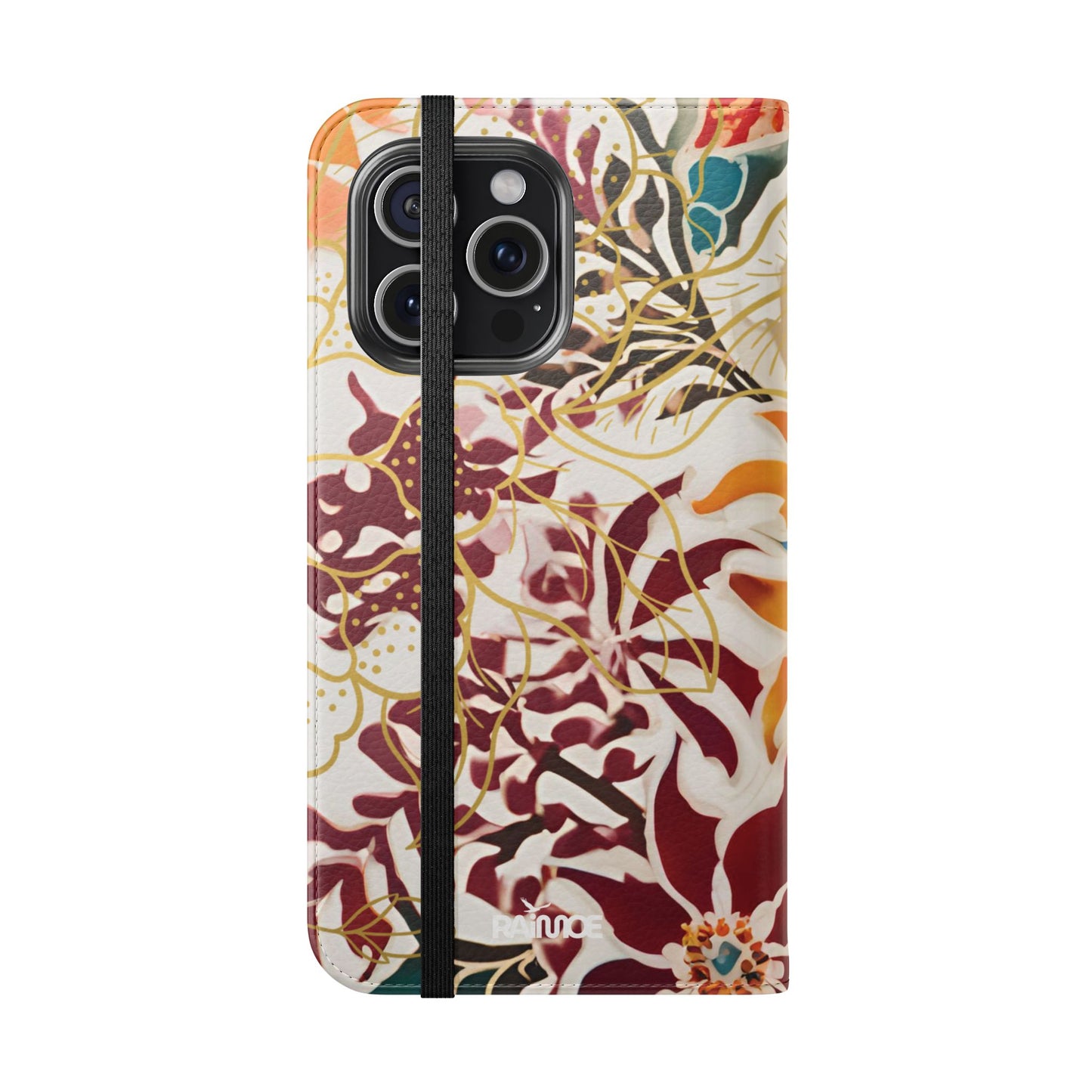 Auburn Floral - Funda abatible para iPhone