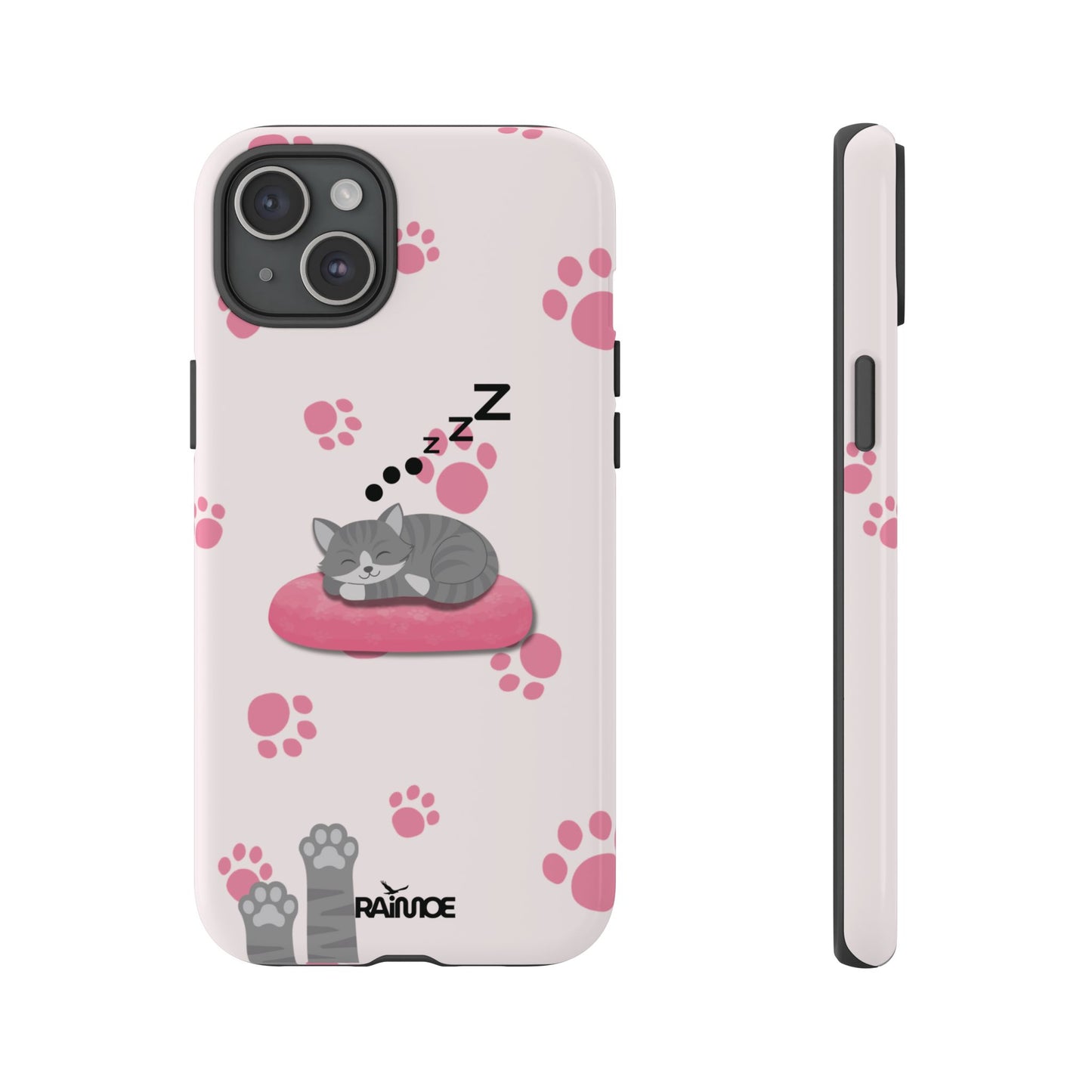 Kitty Cutie - Funda resistente para iPhone (brillante)