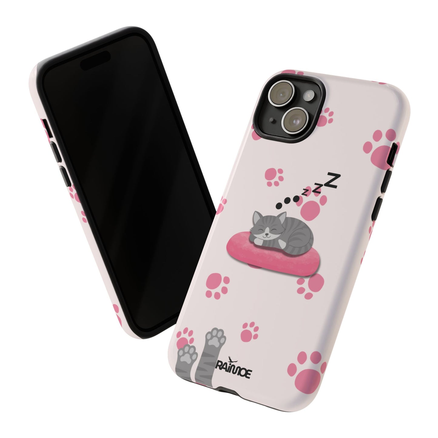 Kitty Cutie - Funda resistente para iPhone (brillante)