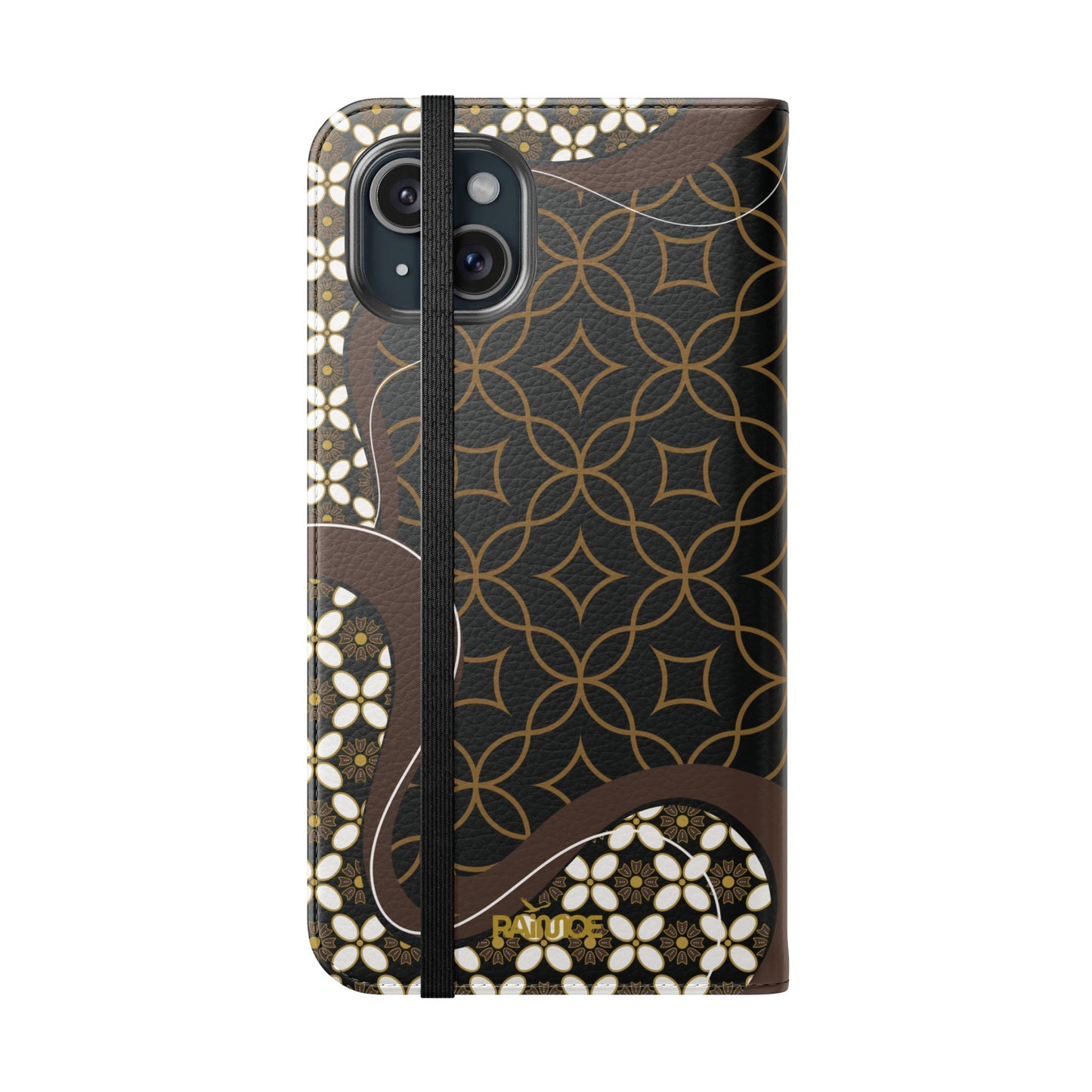 ベーシックプリント - iPhone フリップケース