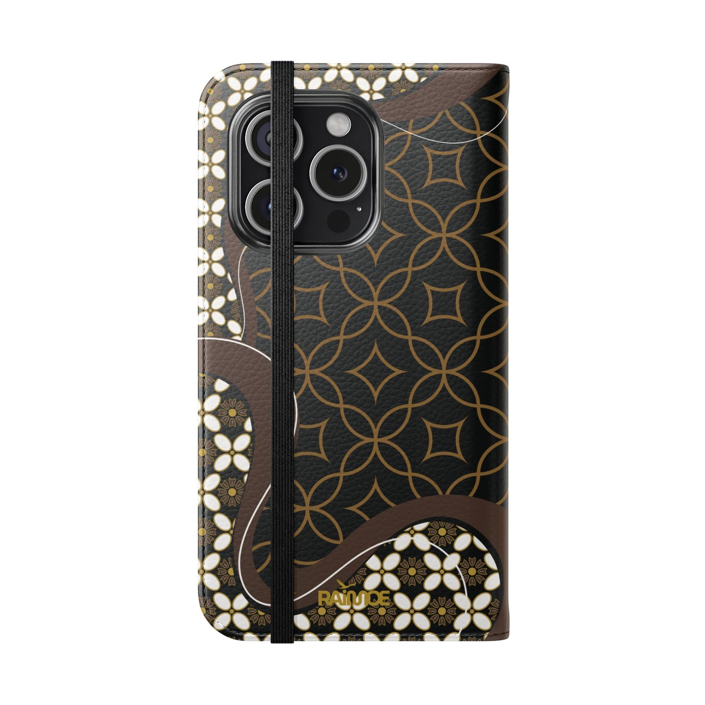 ベーシックプリント - iPhone フリップケース
