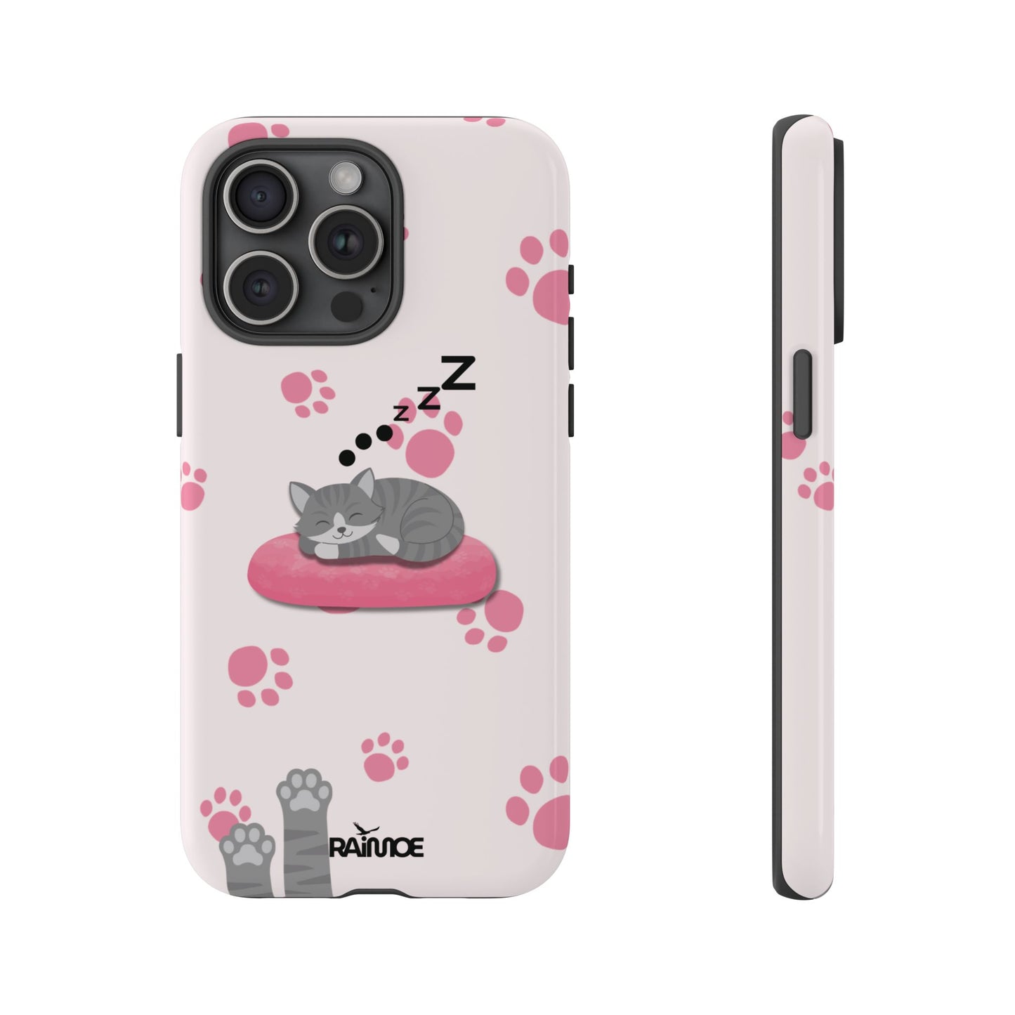 Kitty Cutie - Funda resistente para iPhone (brillante)