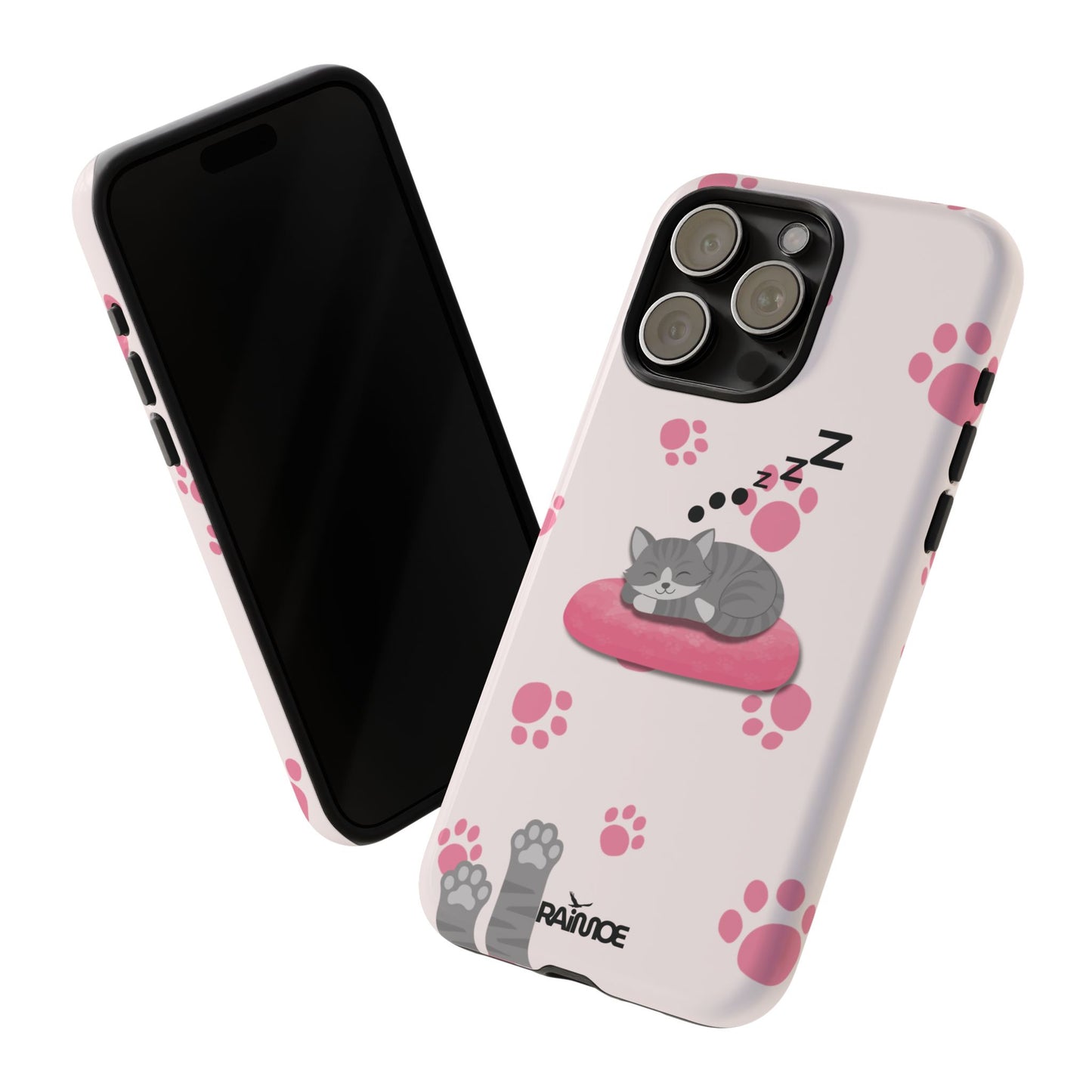 Kitty Cutie - Funda resistente para iPhone (brillante)