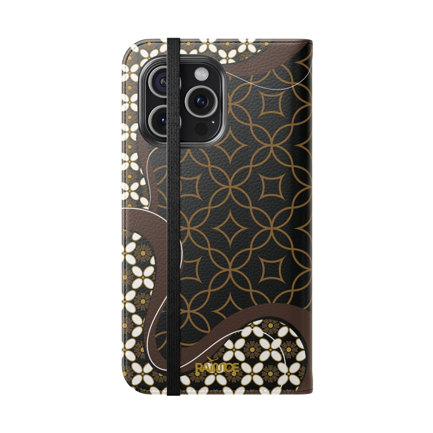 ベーシックプリント - iPhone フリップケース