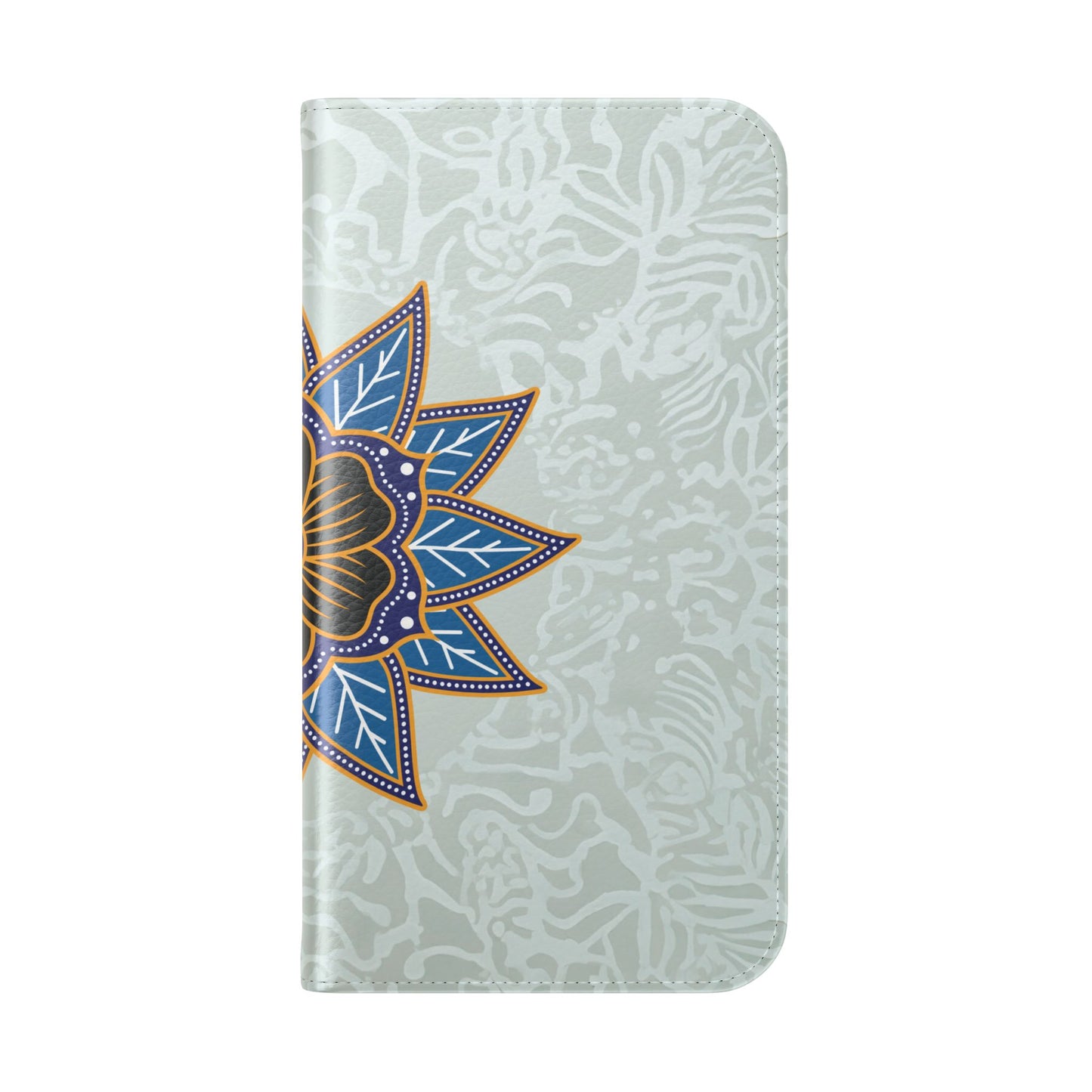 Blue Bloom - Funda con tapa para iPhone