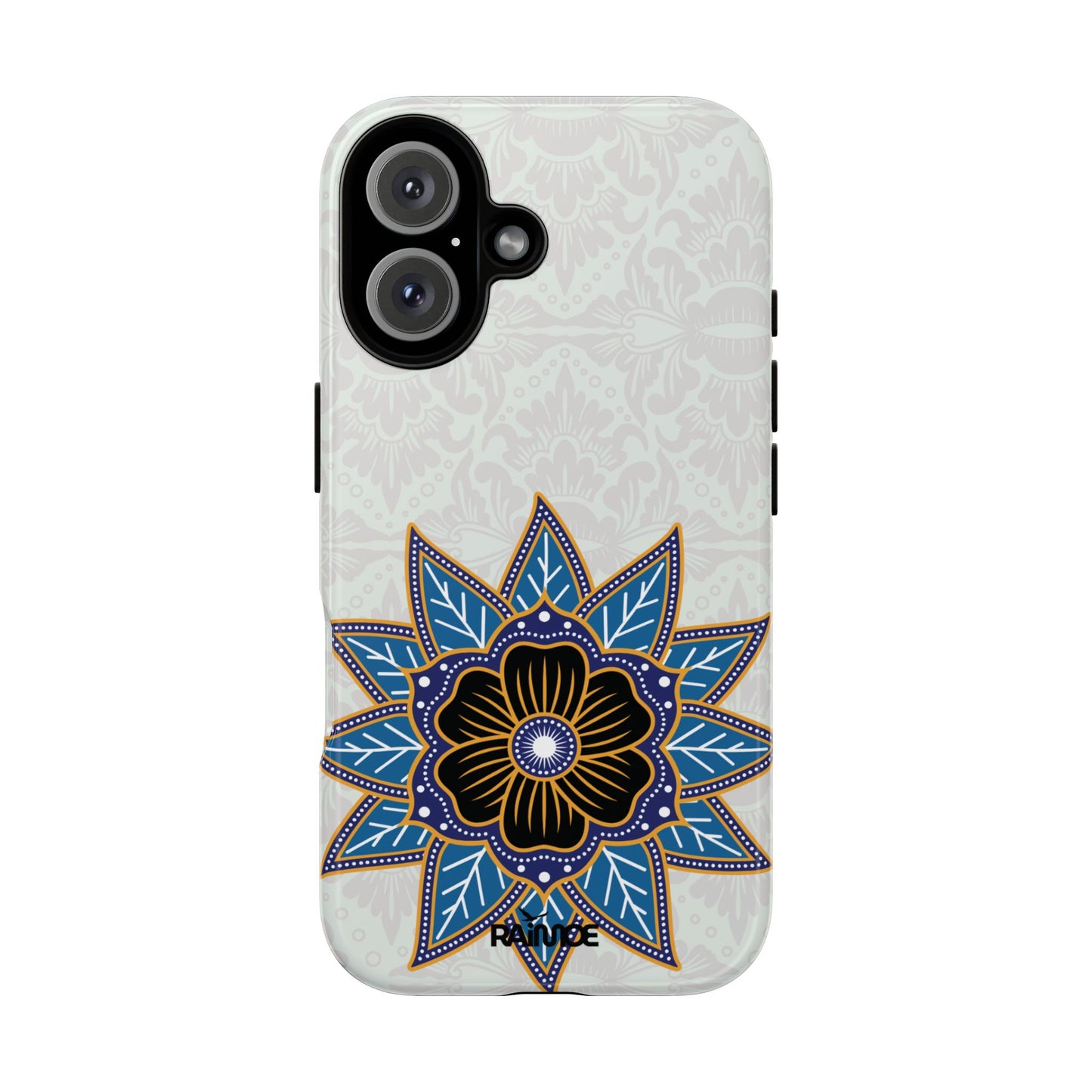 Funda resistente para iPhone (brillante) Blue Bloom