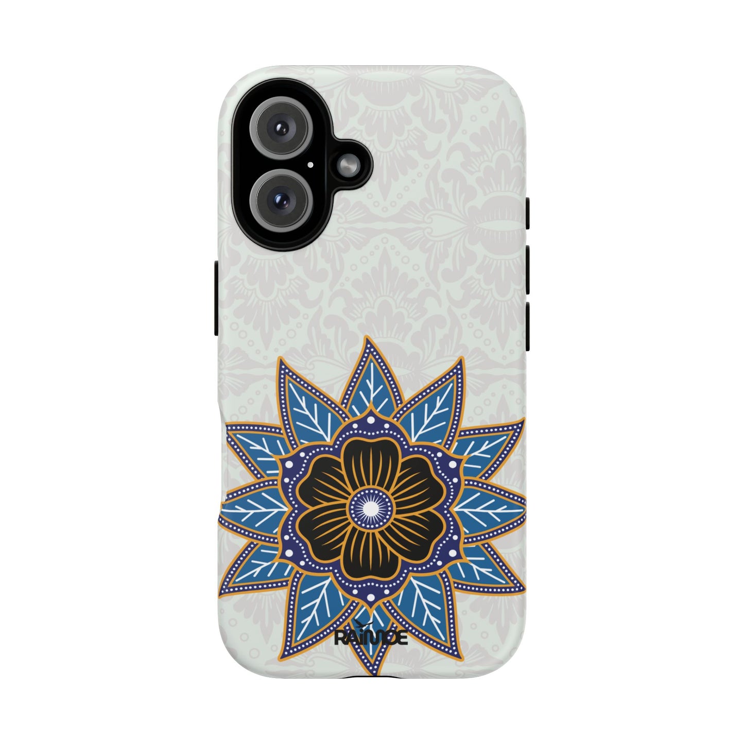 Blue Bloom - Funda resistente para iPhone (mate)