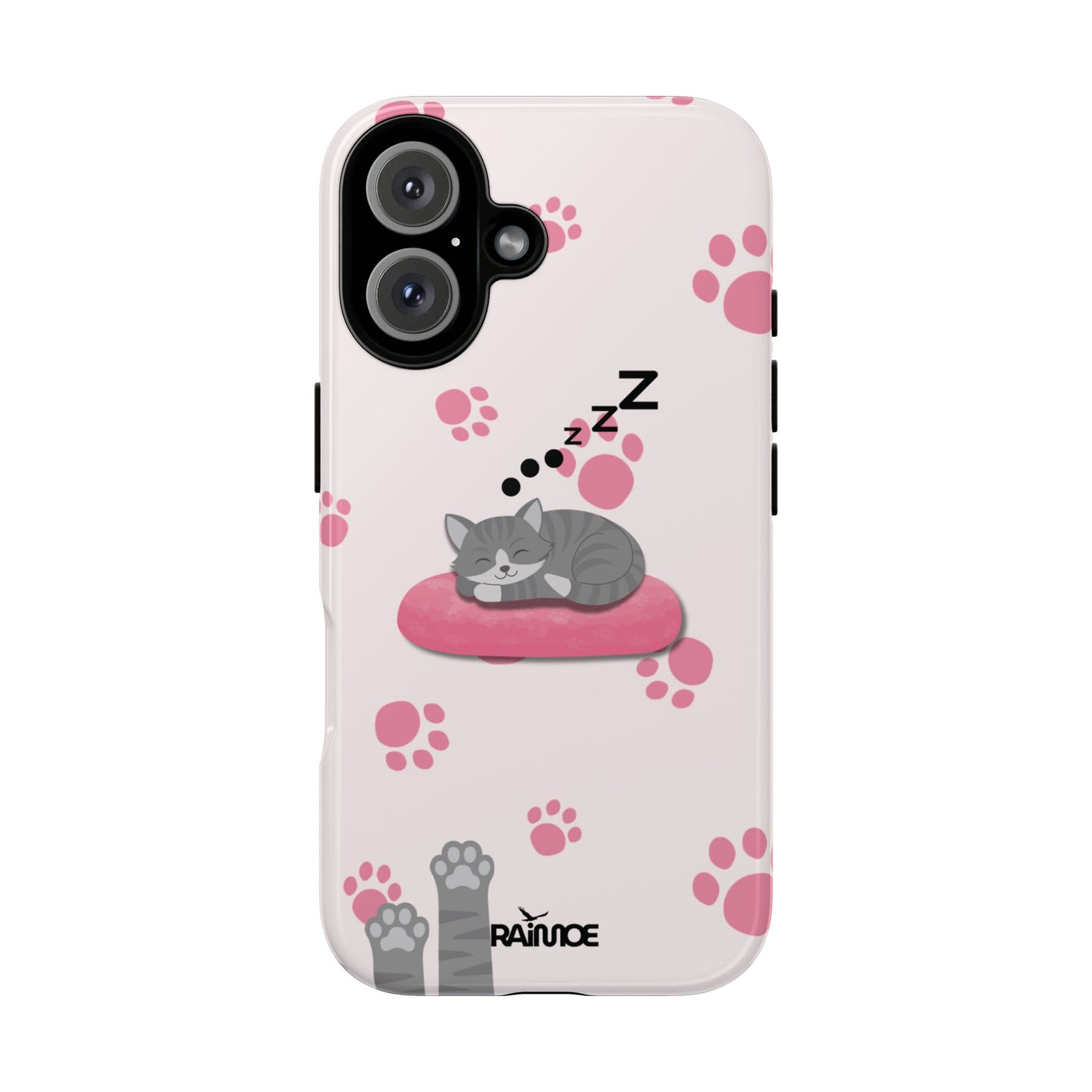 Kitty Cutie - Funda resistente para iPhone (brillante)