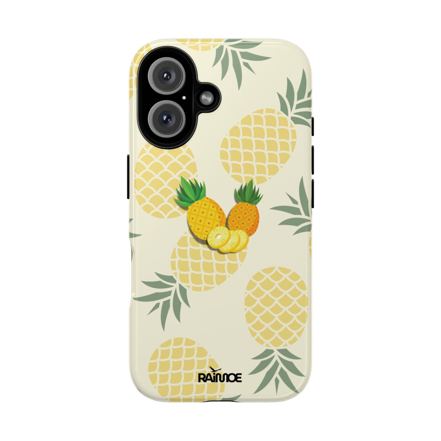 Tropical Pineapple - iPhone Tough Case (Glossy)