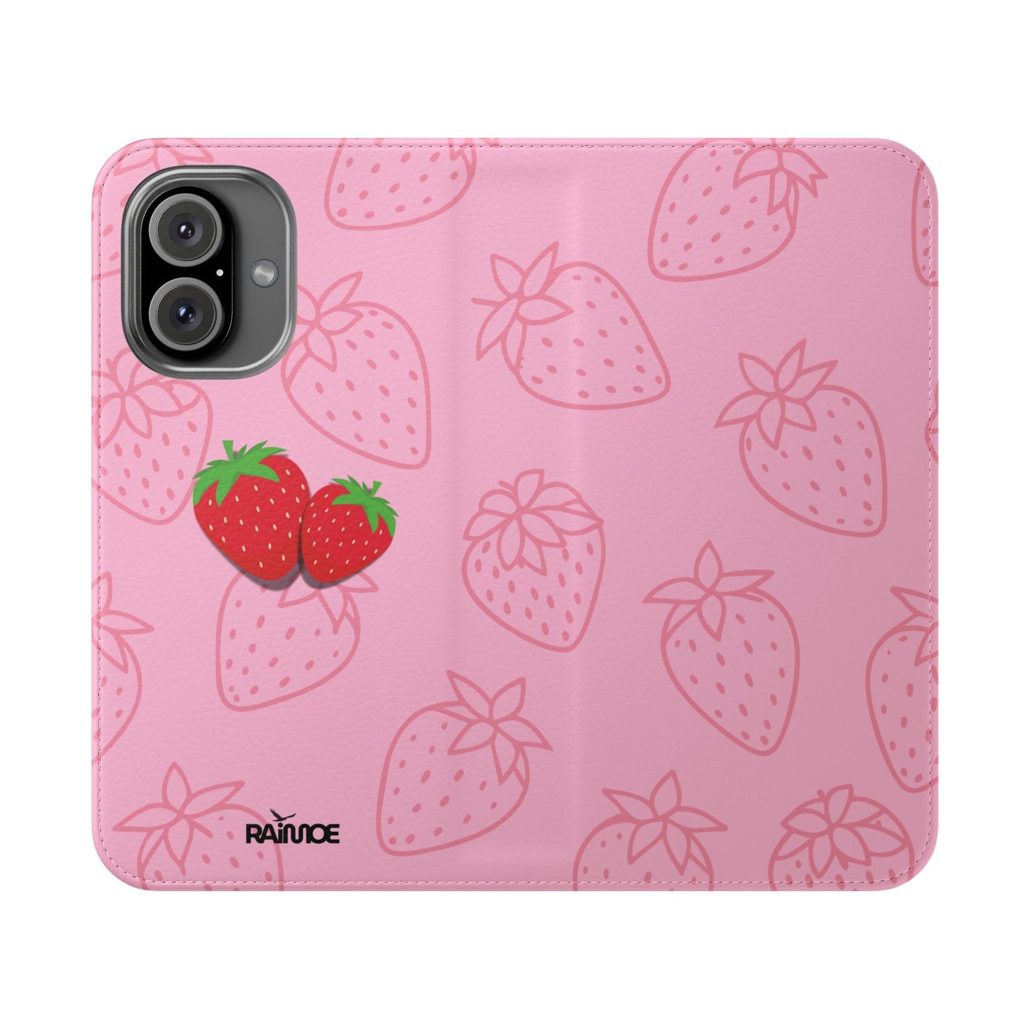 Fresa jugosa - Funda abatible para iPhone
