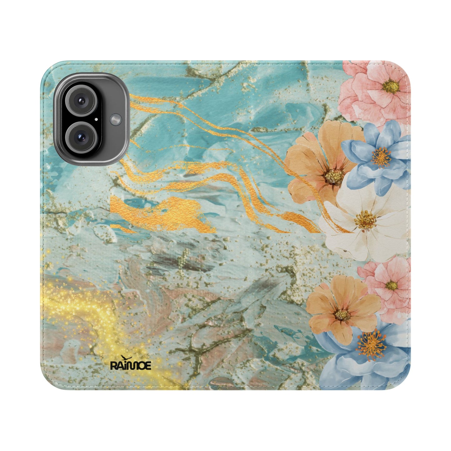 ゴールデンウェーブ - iPhone フリップケース