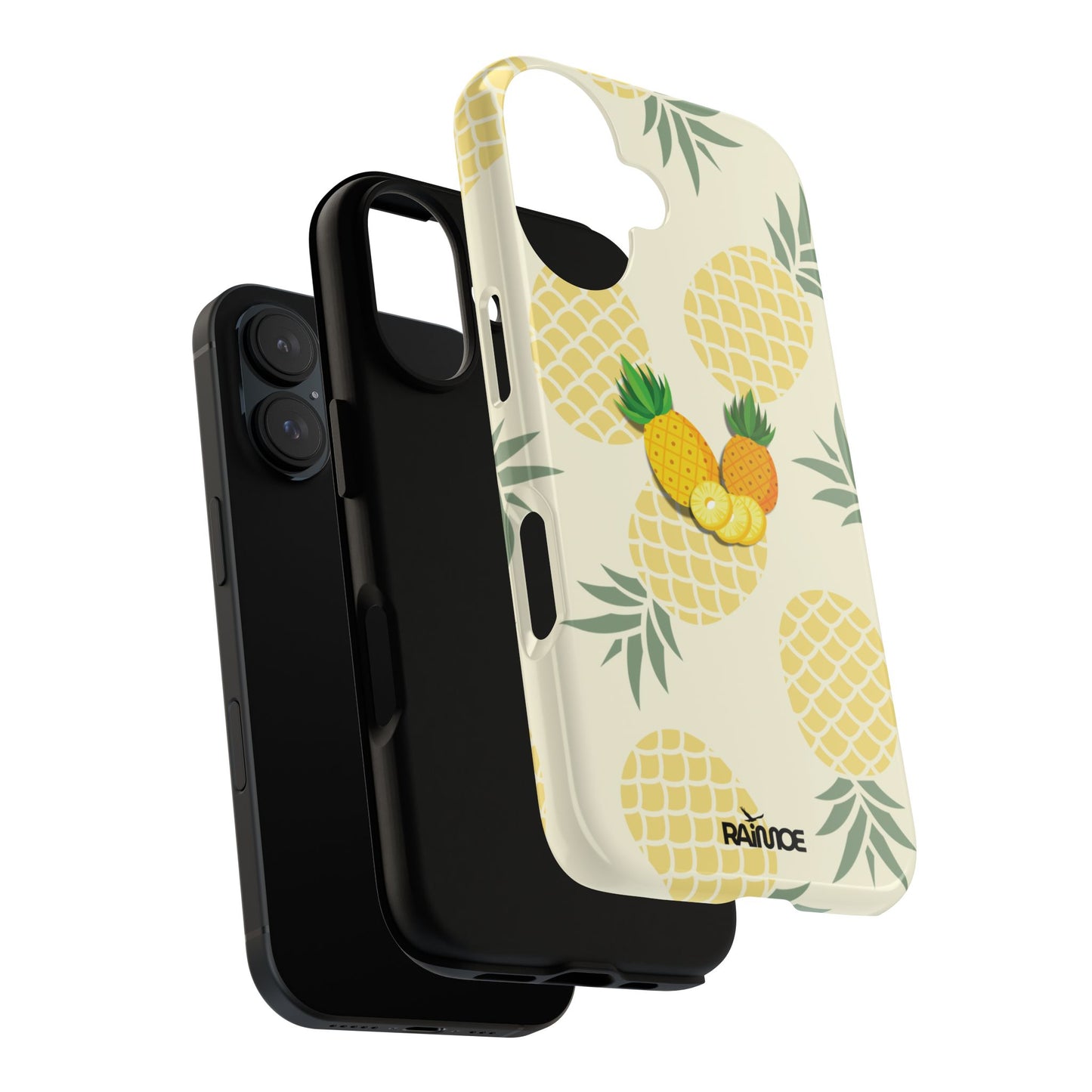 Tropical Pineapple - iPhone Tough Case (Glossy)
