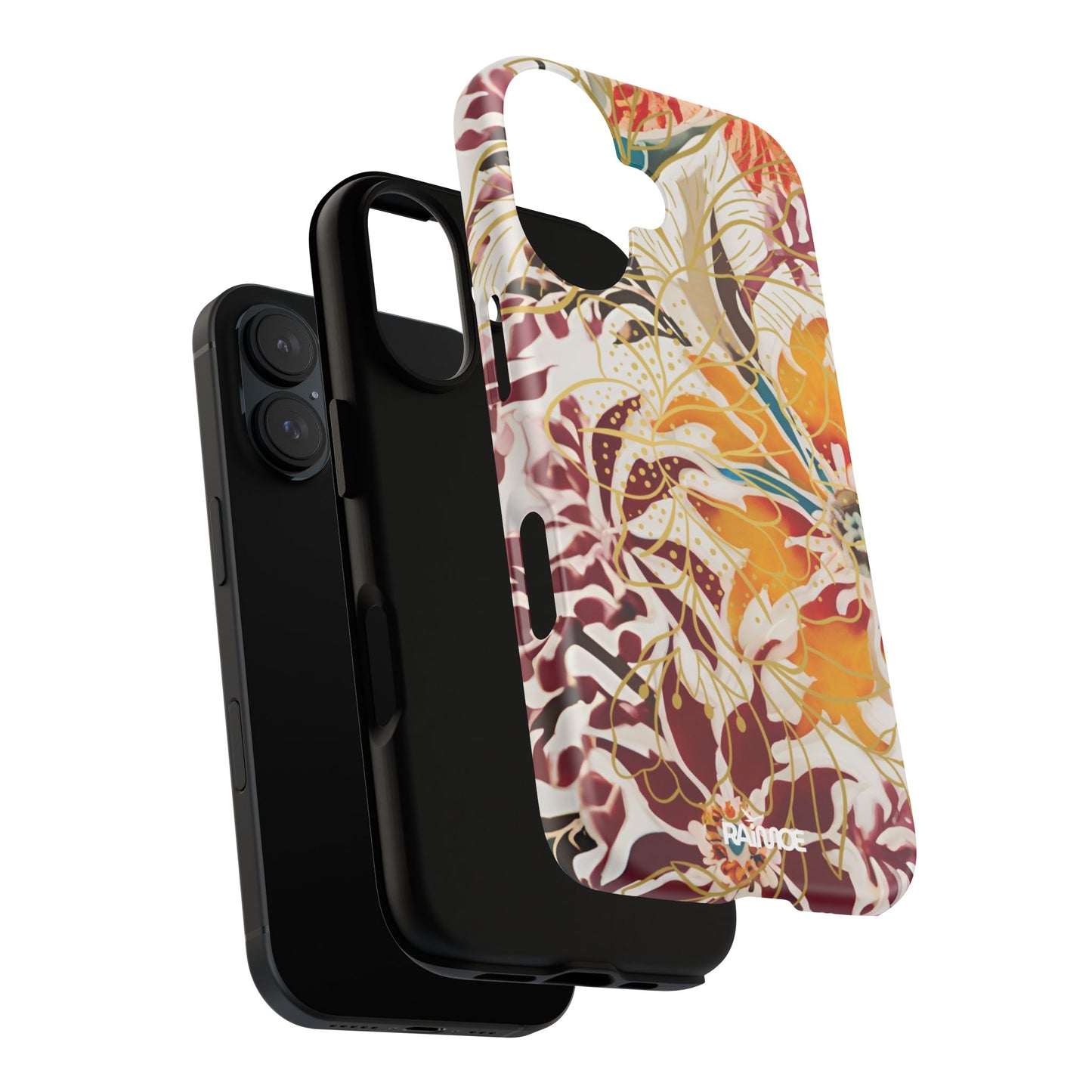 Auburn Floral - Funda resistente para iPhone (mate)