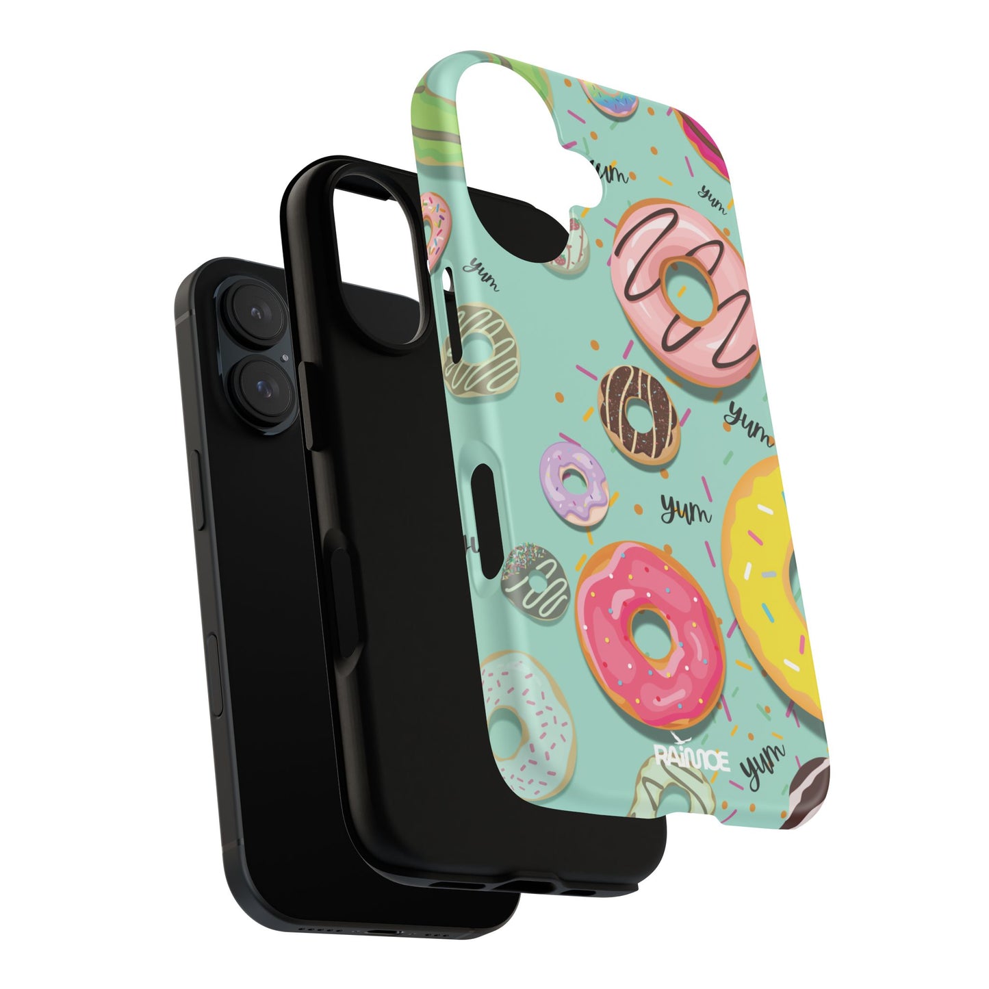ドーナツ ラバー - iPhone タフケース (マット)