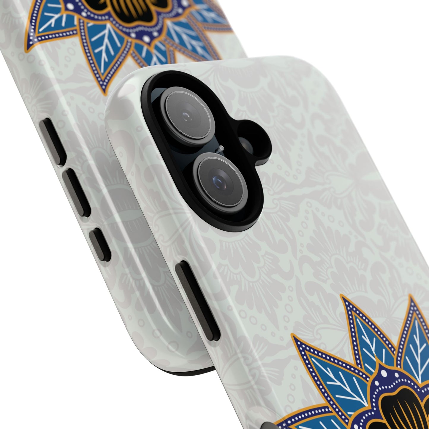 Funda resistente para iPhone (brillante) Blue Bloom