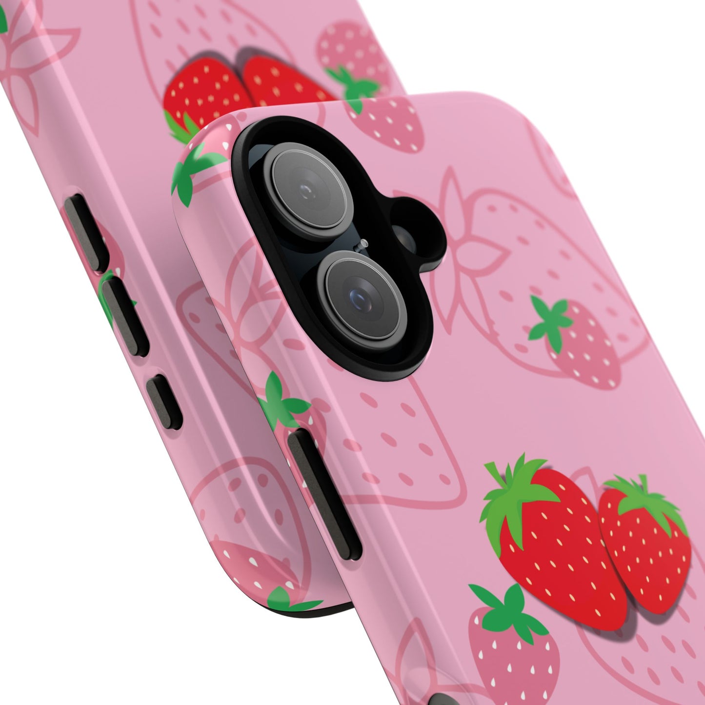Fresa Jugosa - Funda Resistente para iPhone (Brillante)