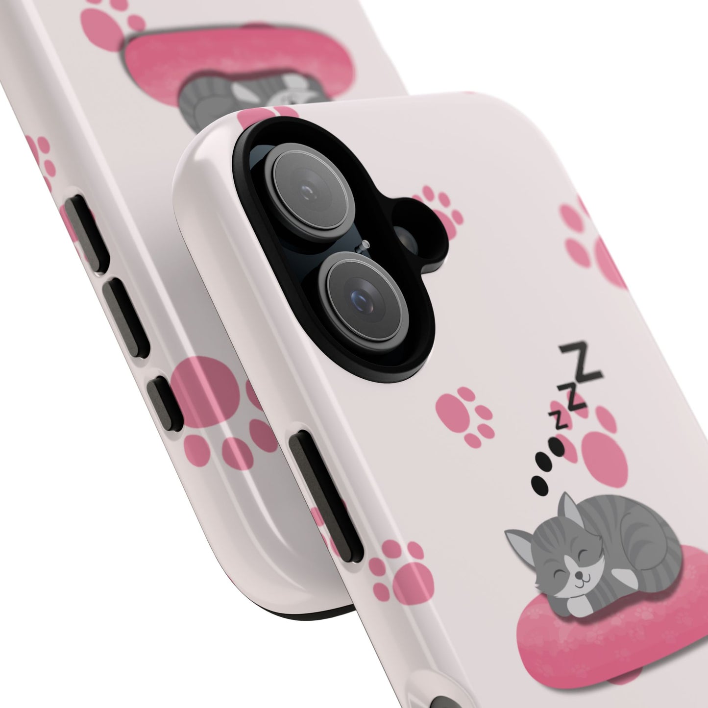 Kitty Cutie - Funda resistente para iPhone (brillante)