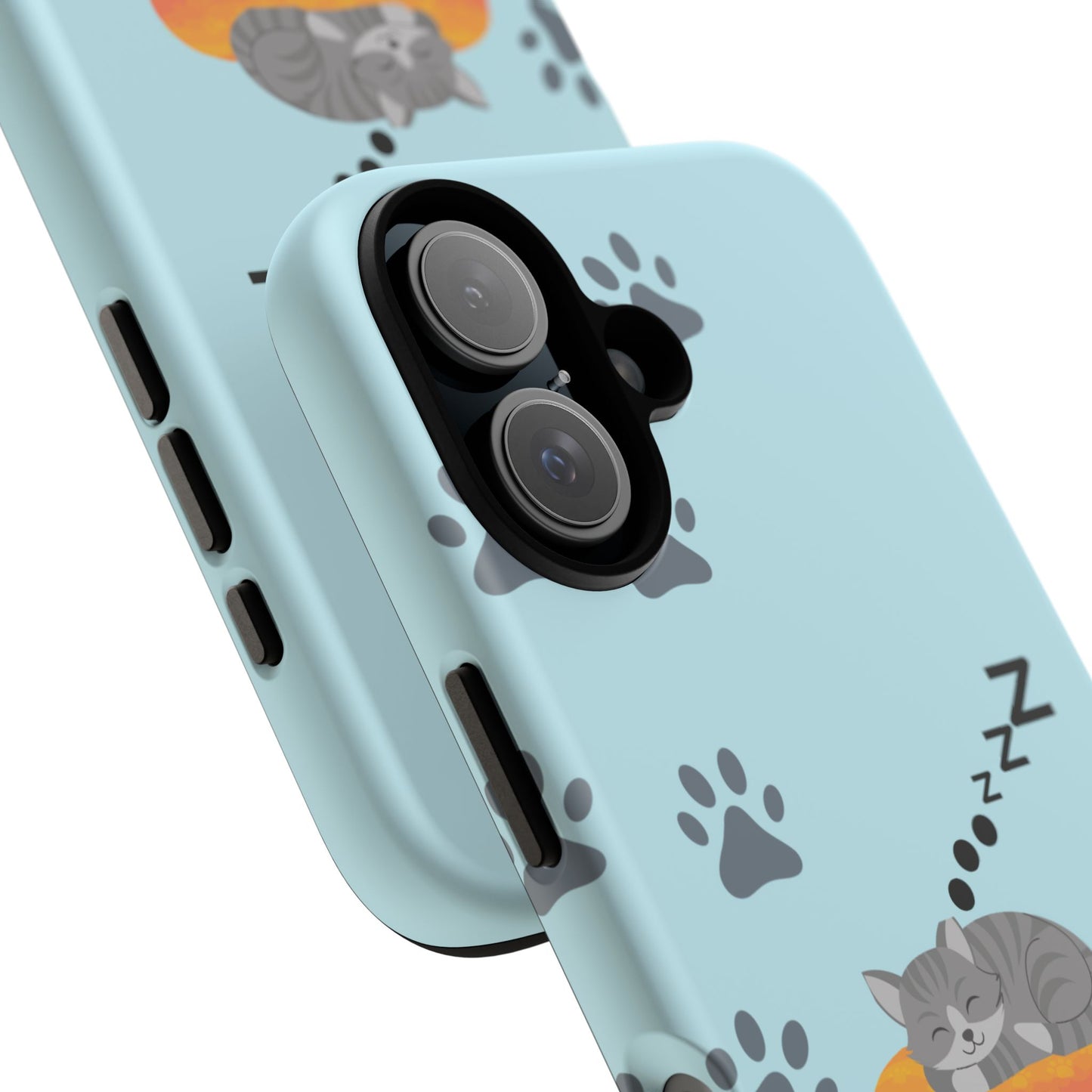 Snoozy Kitty - Funda resistente para iPhone (mate)
