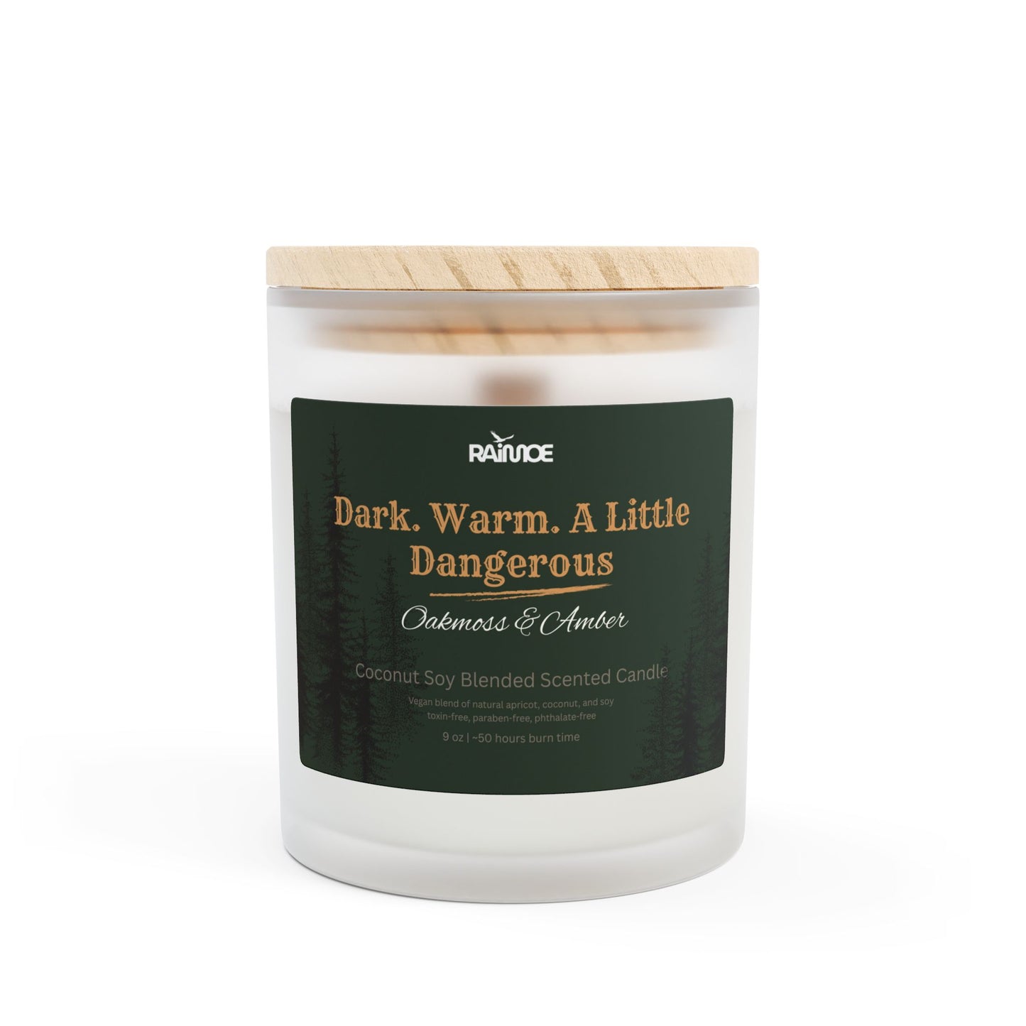 Frosted Glass Candle, 11 oz