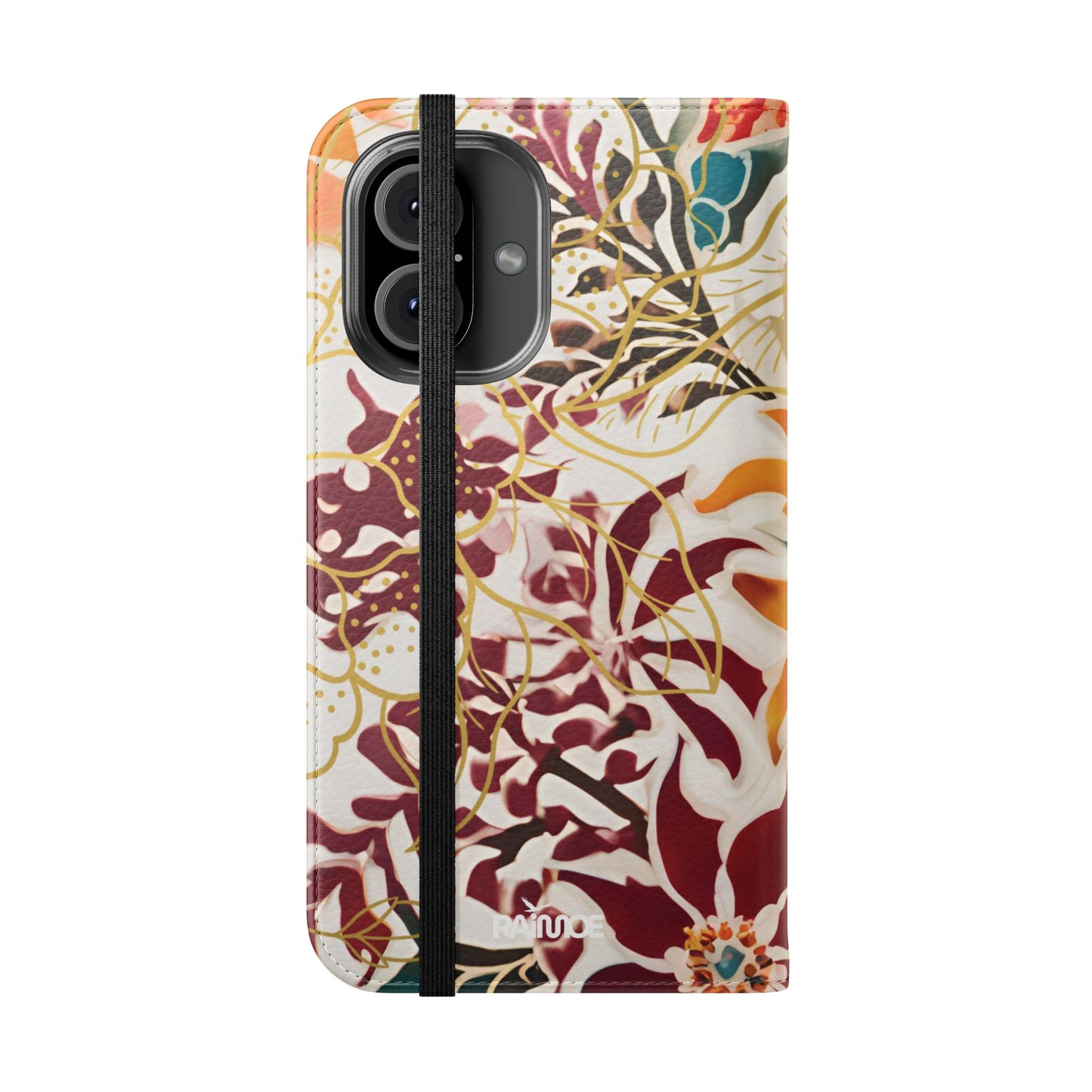 Auburn Floral - Funda abatible para iPhone