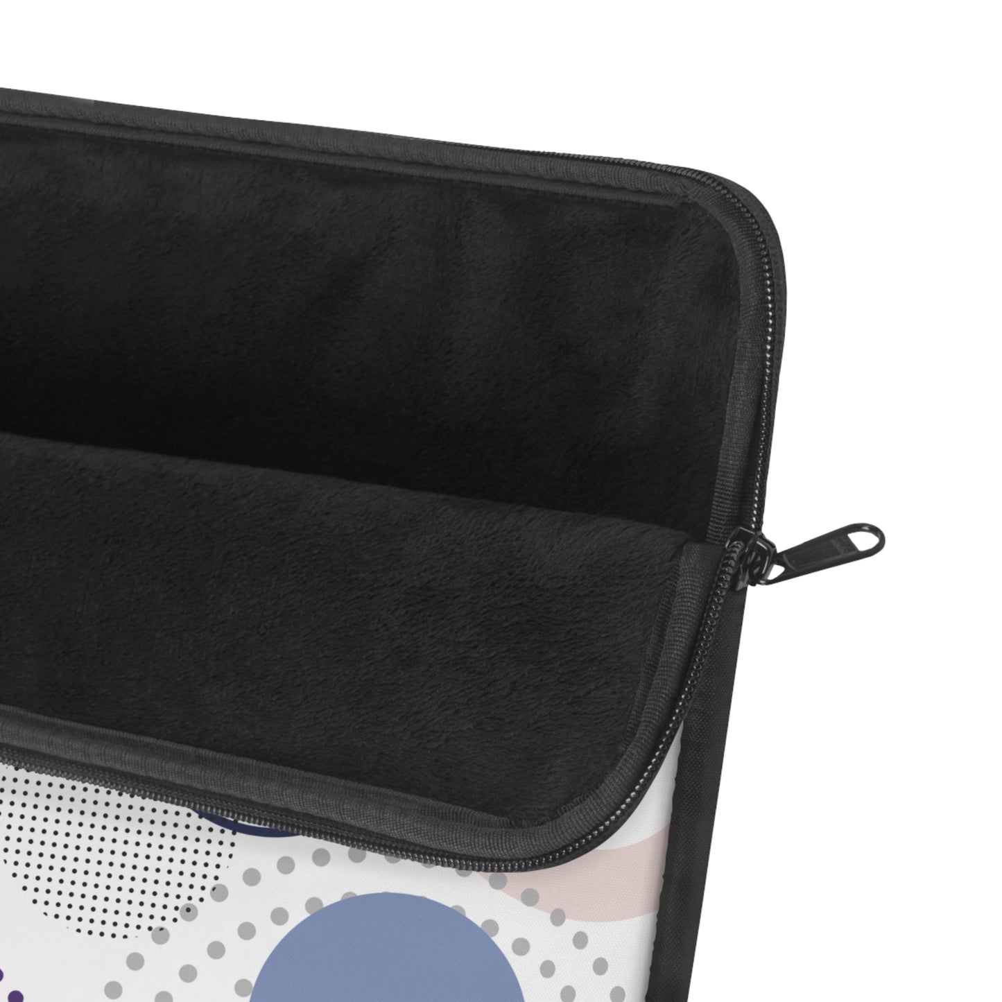 Funda para portátil con diseño geométrico blanco