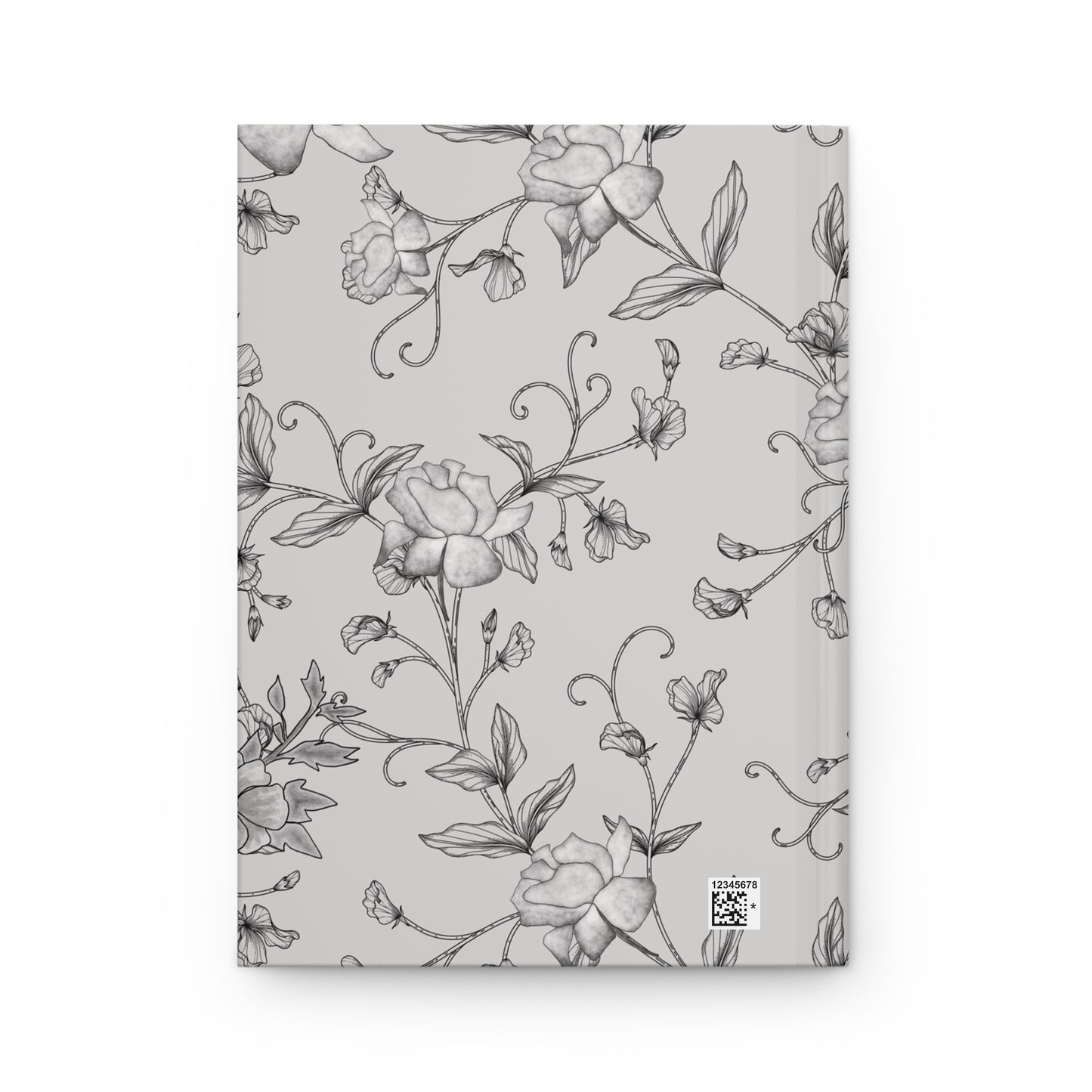 Victorian Floral Hardcover Journal (5.75" x 8")