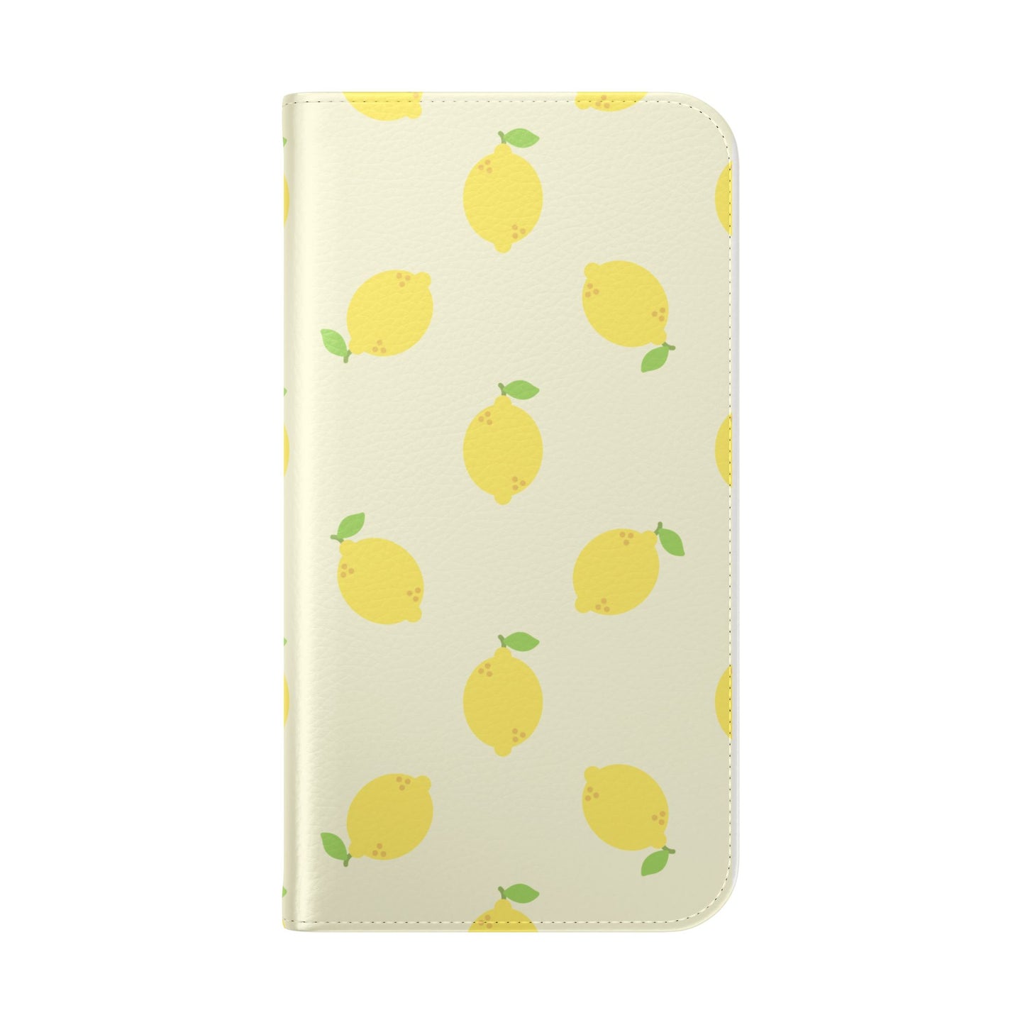 Funda con tapa para iPhone "Locura de limón"