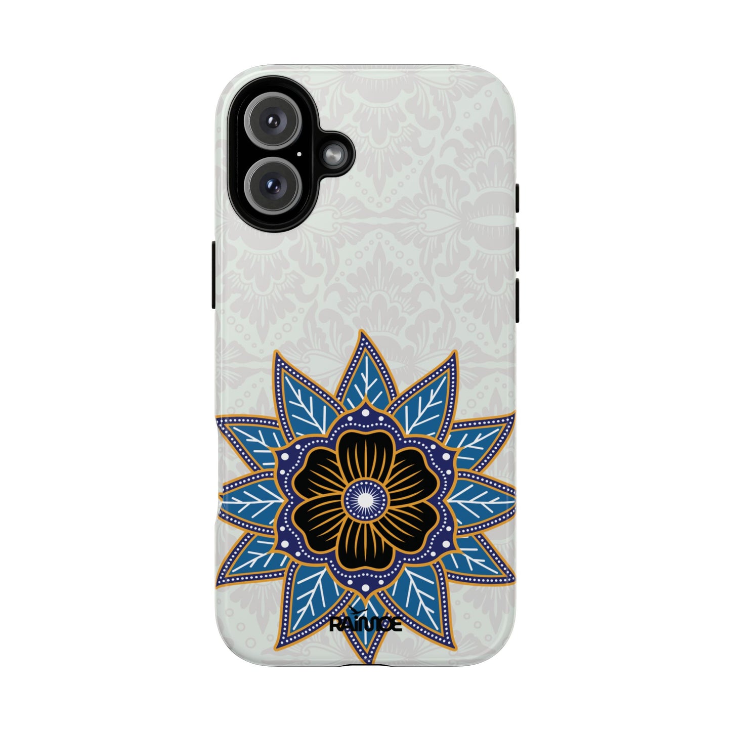 Funda resistente para iPhone (brillante) Blue Bloom