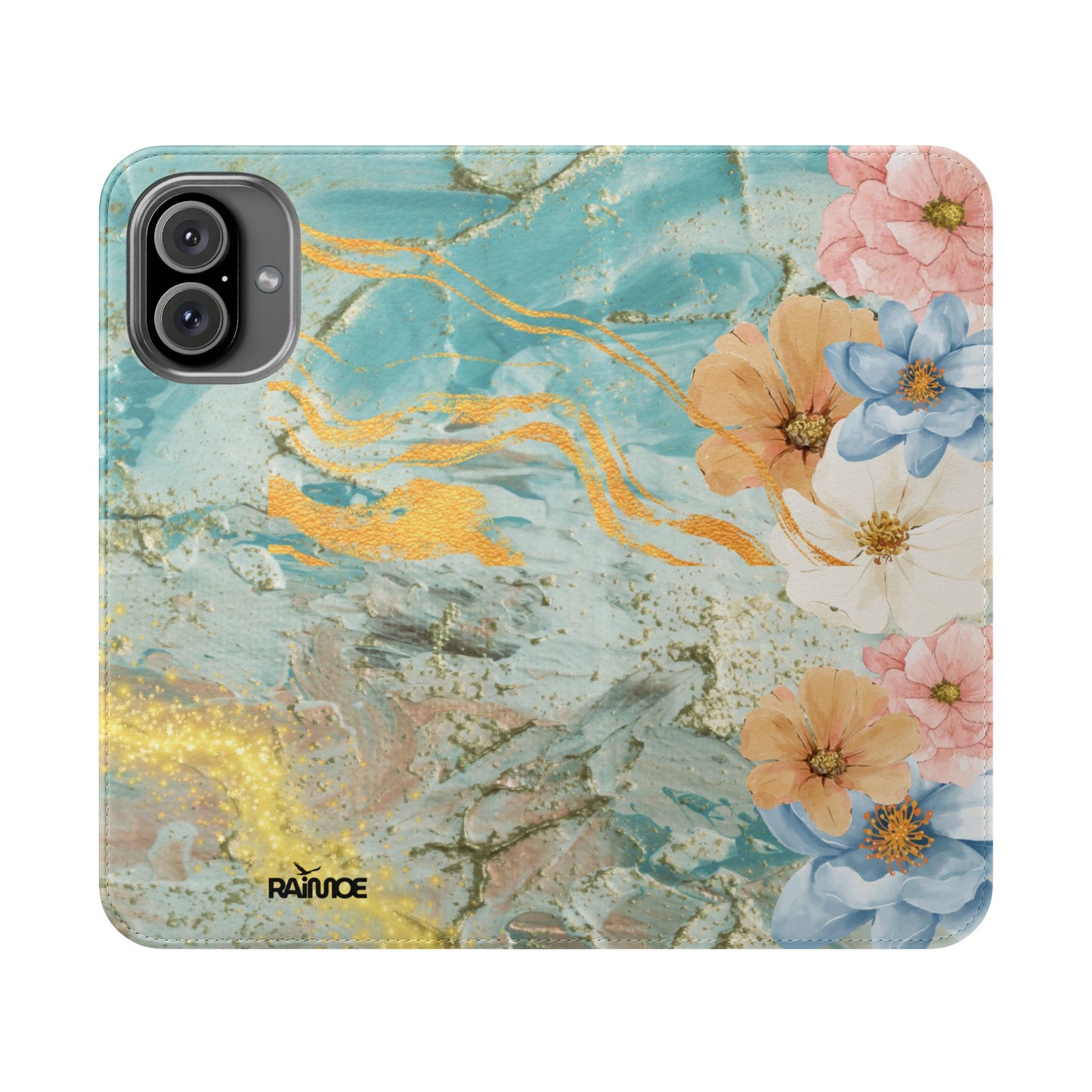 ゴールデンウェーブ - iPhone フリップケース