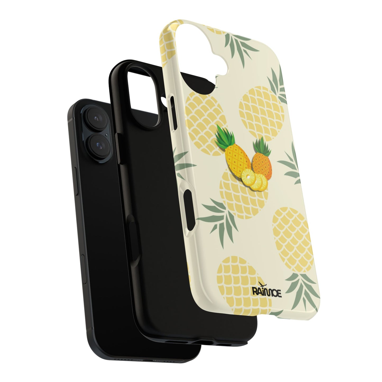 Tropical Pineapple - iPhone Tough Case (Glossy)