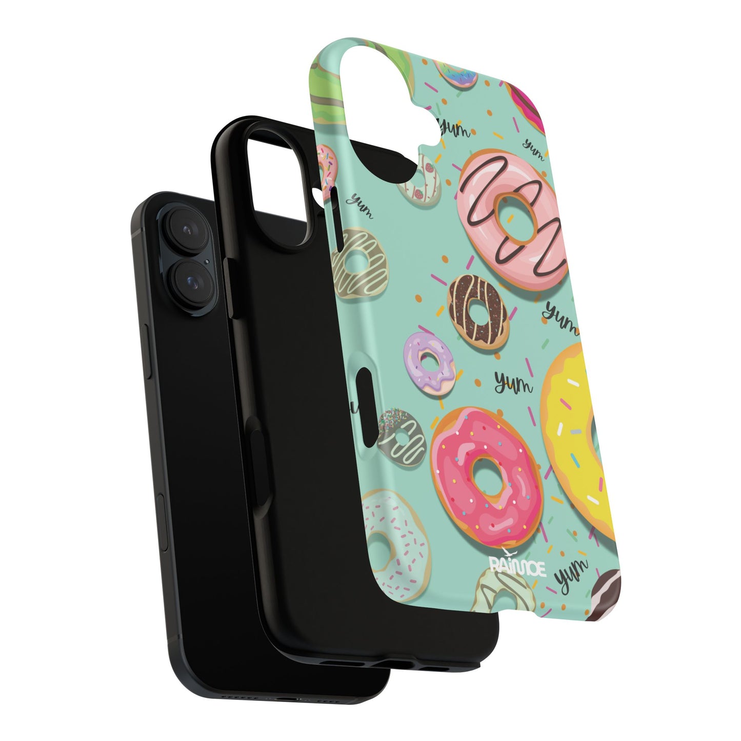 ドーナツ ラバー - iPhone タフケース (マット)