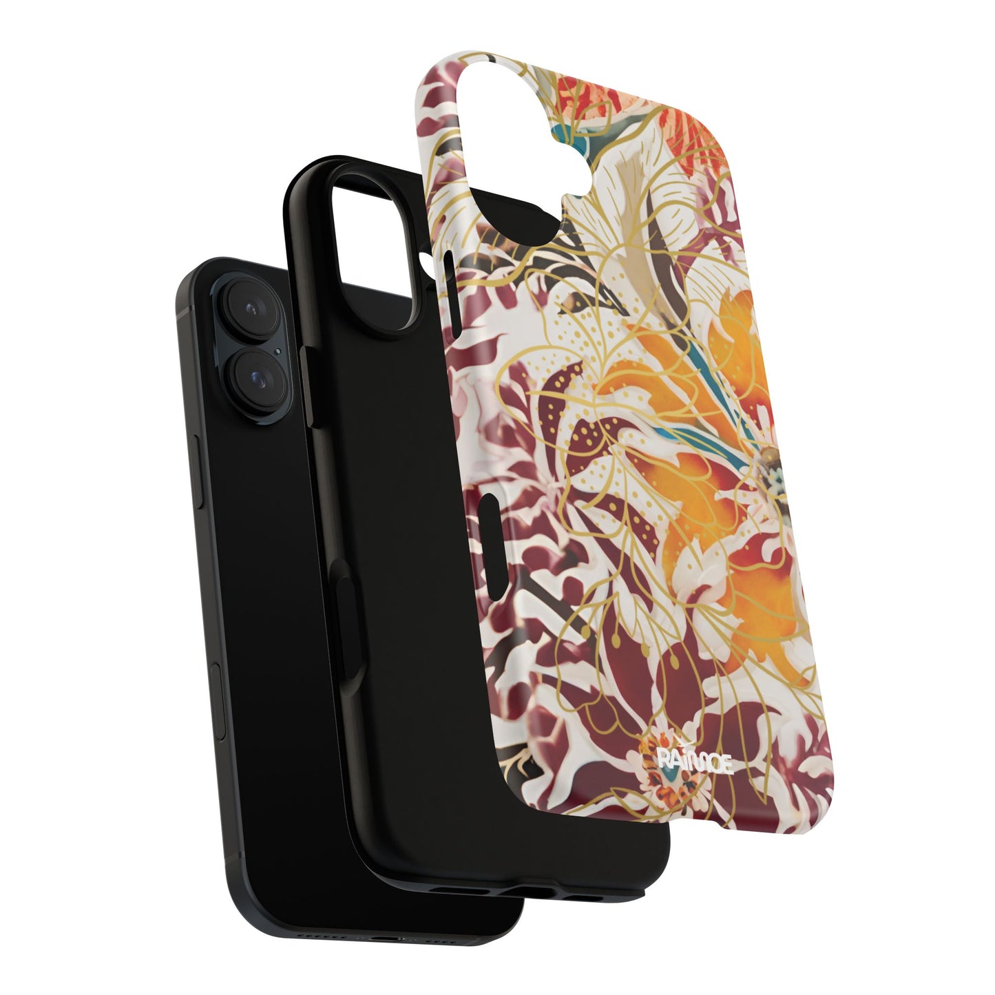 Auburn Floral - Funda resistente para iPhone (mate)
