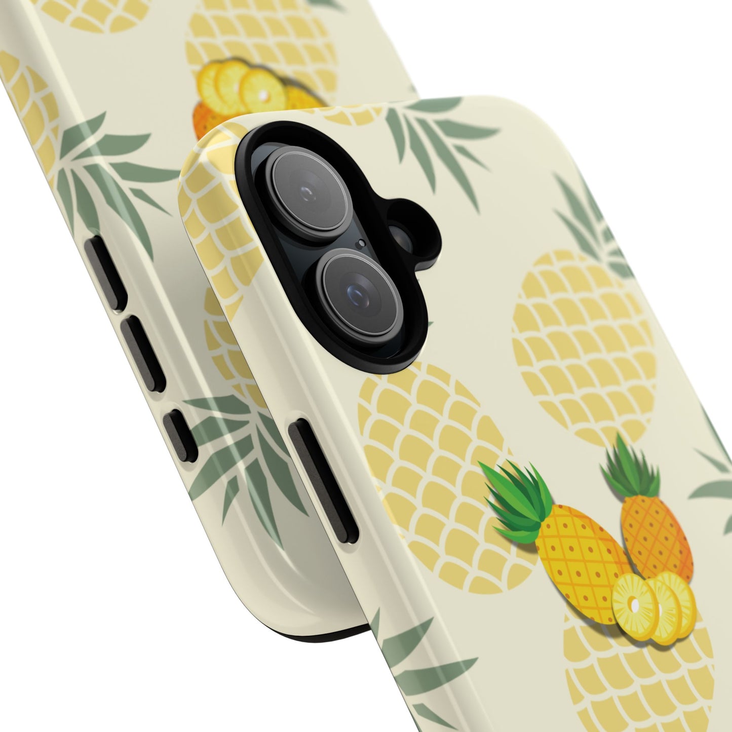 Tropical Pineapple - iPhone Tough Case (Glossy)