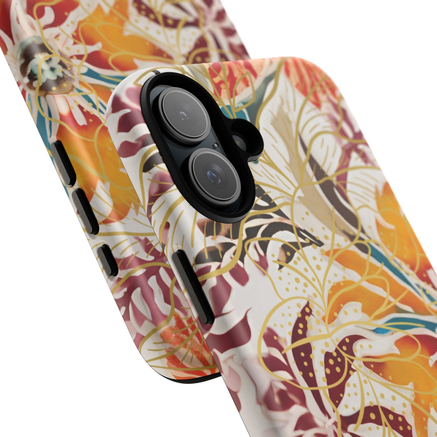 Auburn Floral - Funda resistente para iPhone (mate)