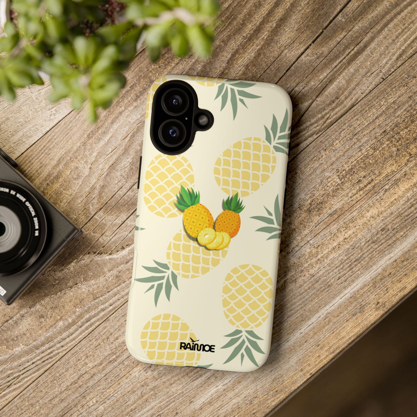 Tropical Pineapple - iPhone Tough Case (Glossy)