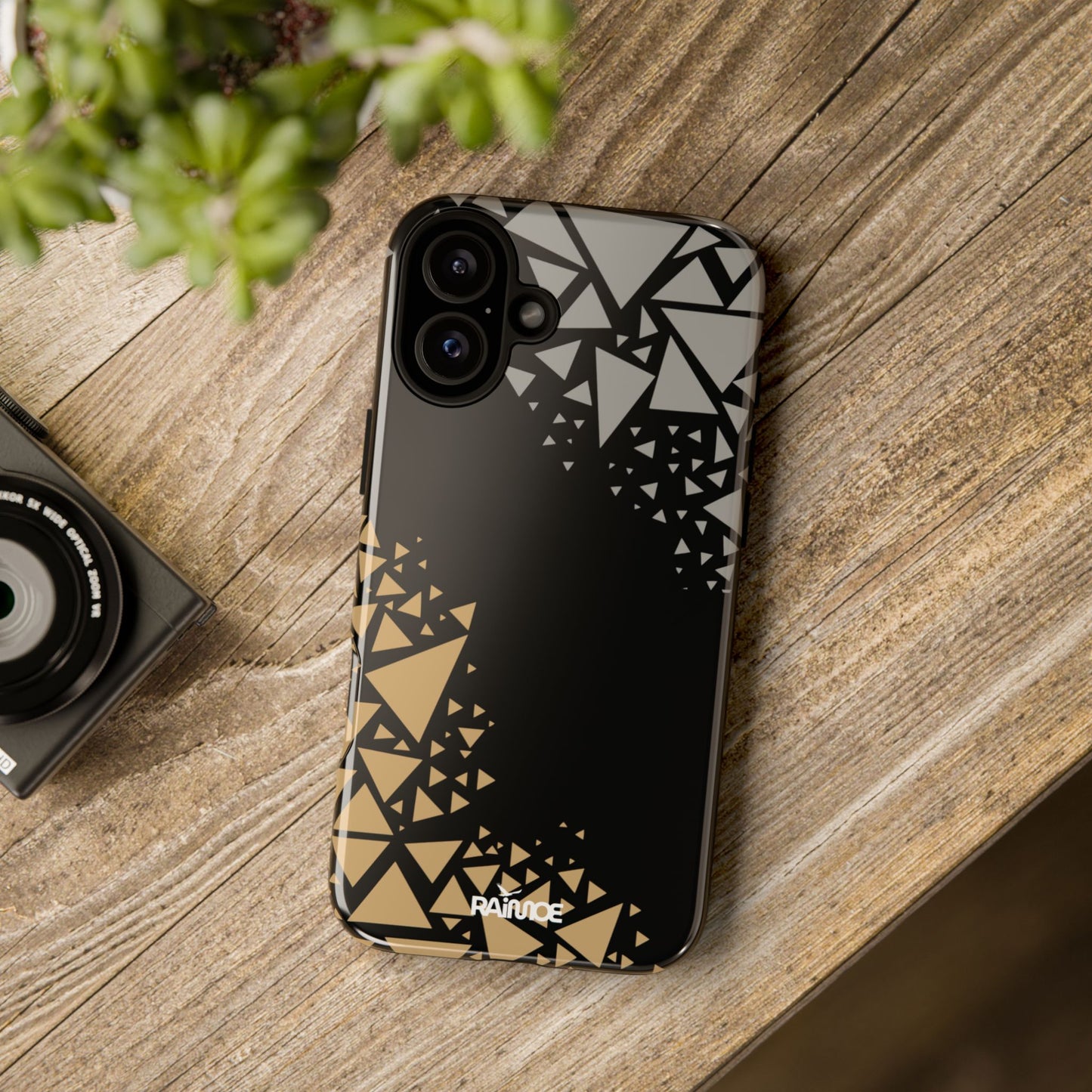 Triangles Web - iPhone Tough Case (Glossy)