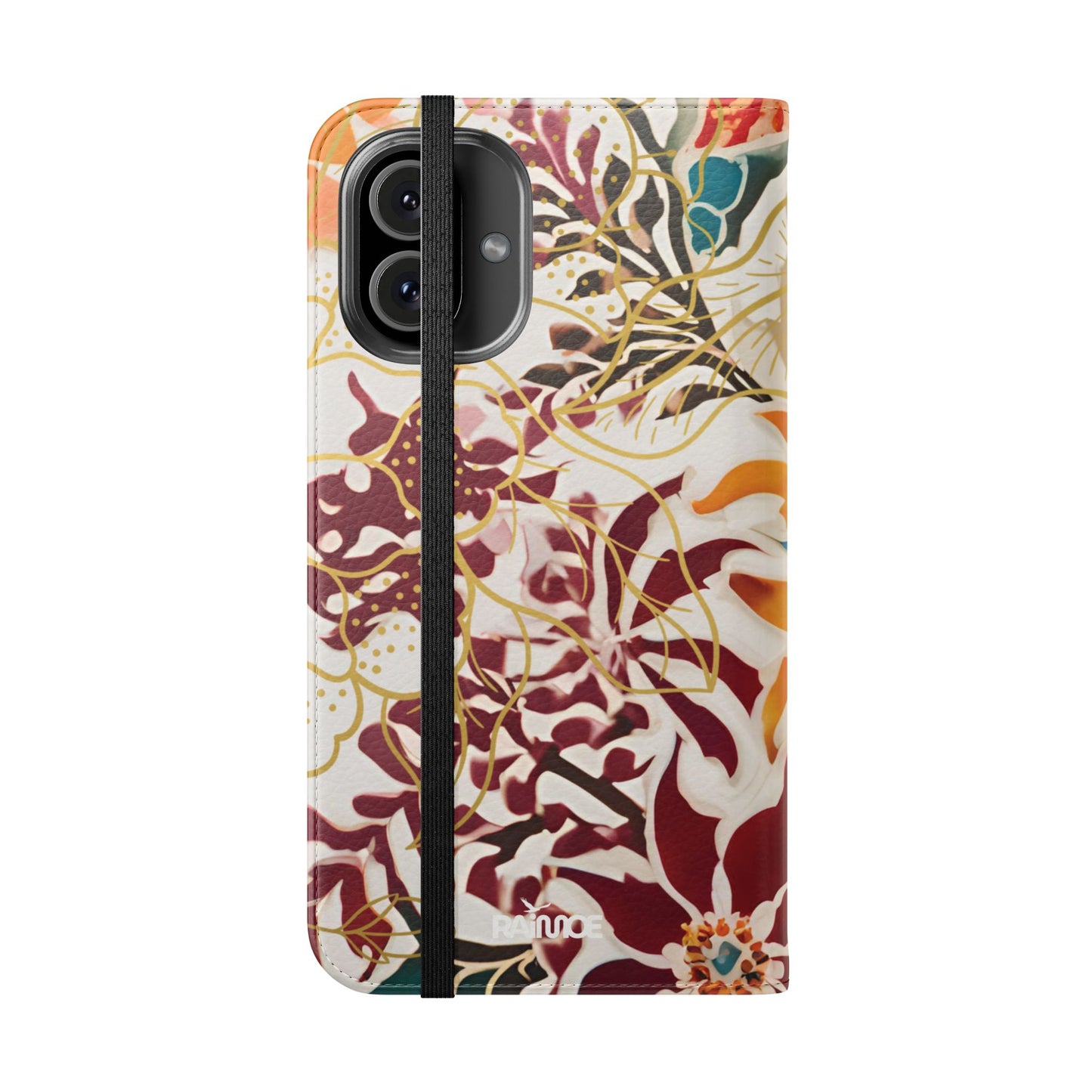 Auburn Floral - Funda abatible para iPhone