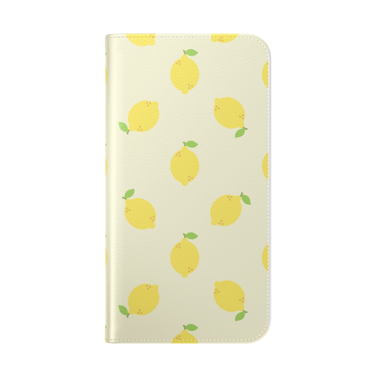 Funda con tapa para iPhone "Locura de limón"