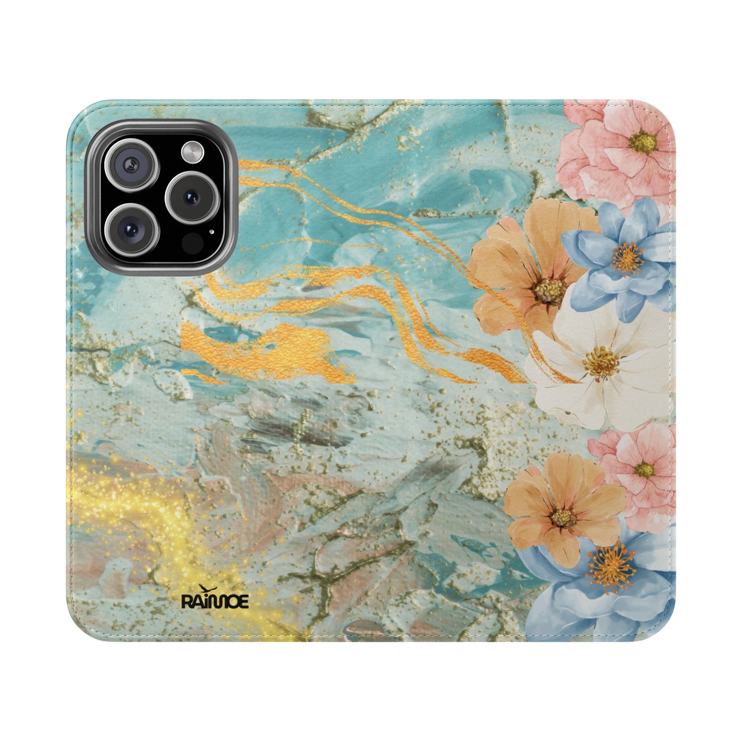 ゴールデンウェーブ - iPhone フリップケース