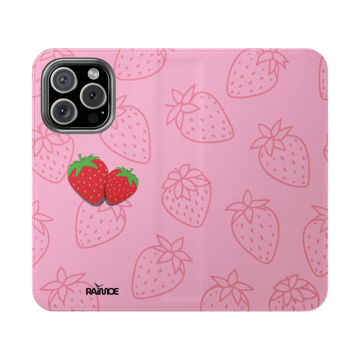 Fresa jugosa - Funda abatible para iPhone