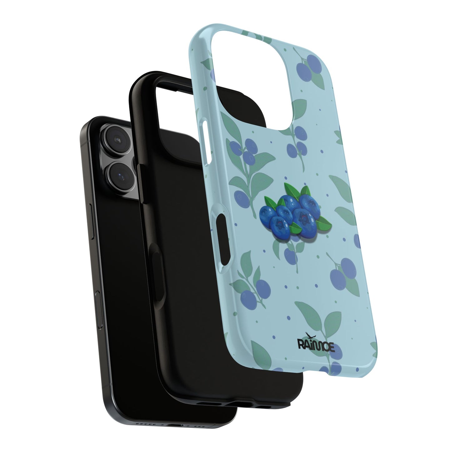 Blueberries Burst - iPhone Tough Case (Glossy)