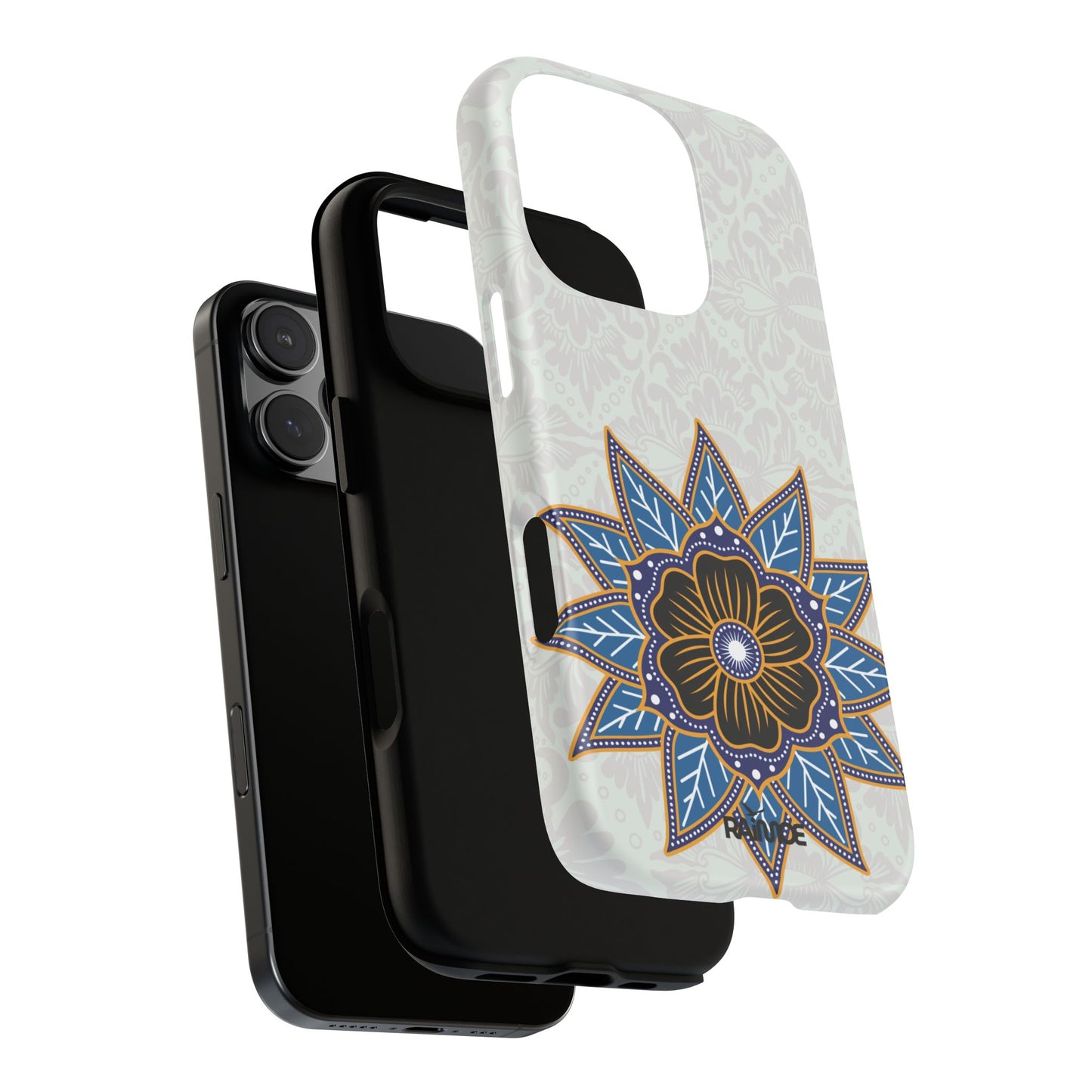 Blue Bloom - Funda resistente para iPhone (mate)