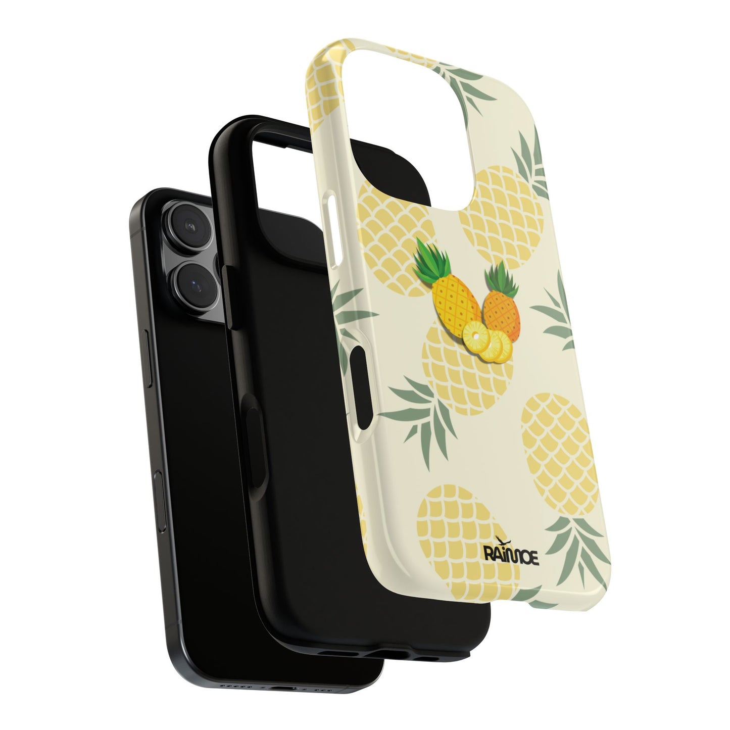 Tropical Pineapple - iPhone Tough Case (Glossy)
