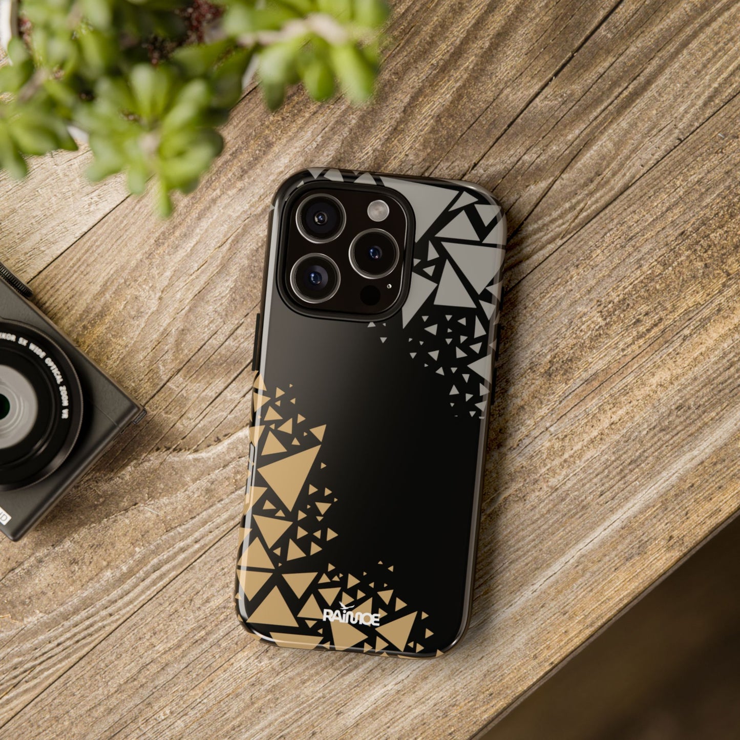 Triangles Web - iPhone Tough Case (Glossy)
