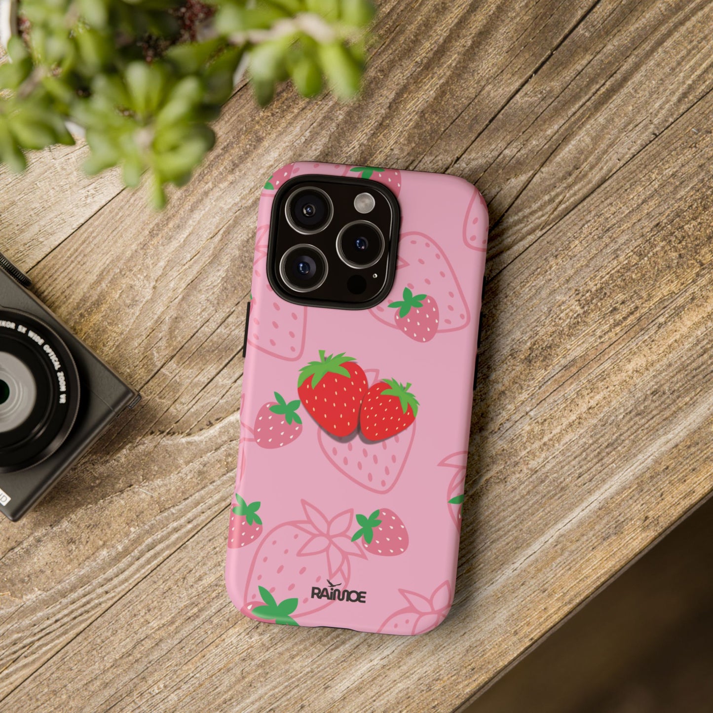 Fresa Jugosa - Funda Resistente para iPhone (Mate)
