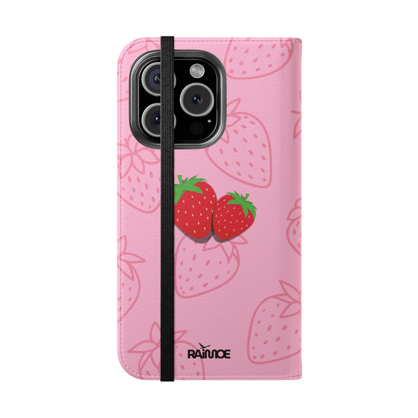Fresa jugosa - Funda abatible para iPhone